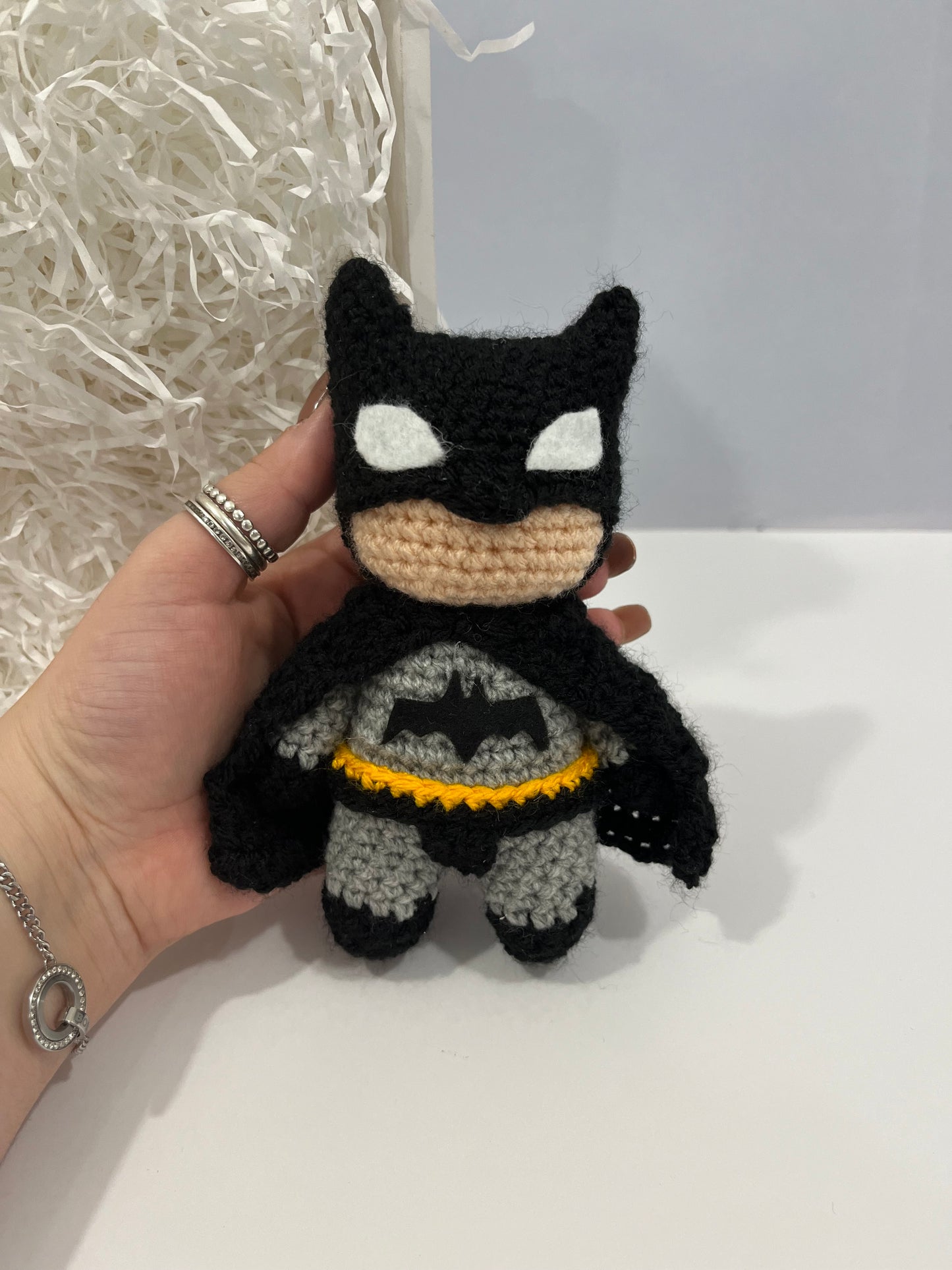 Crochet Bat Superhero Plushie