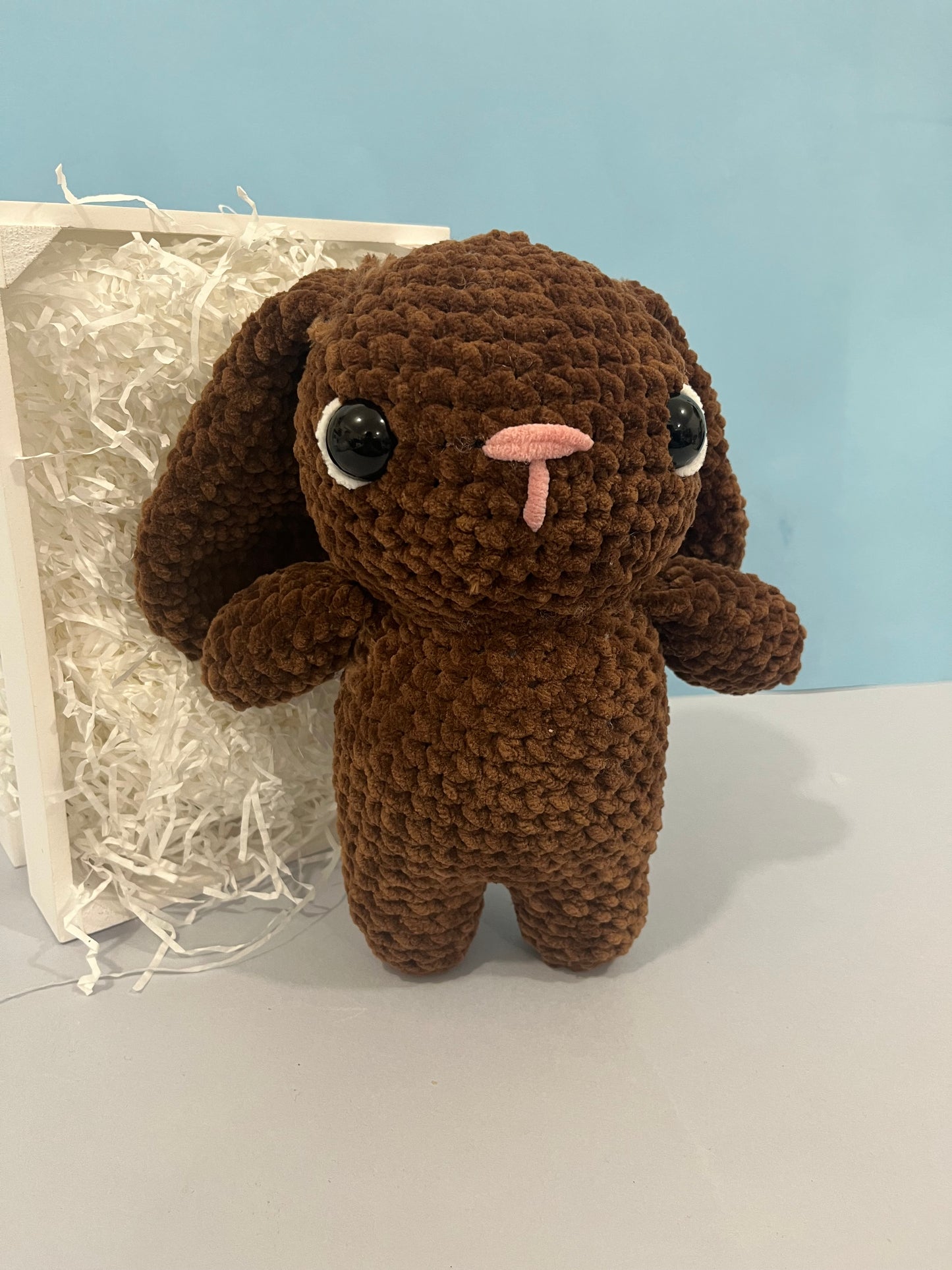 Crochet Brown Bunny Plushie