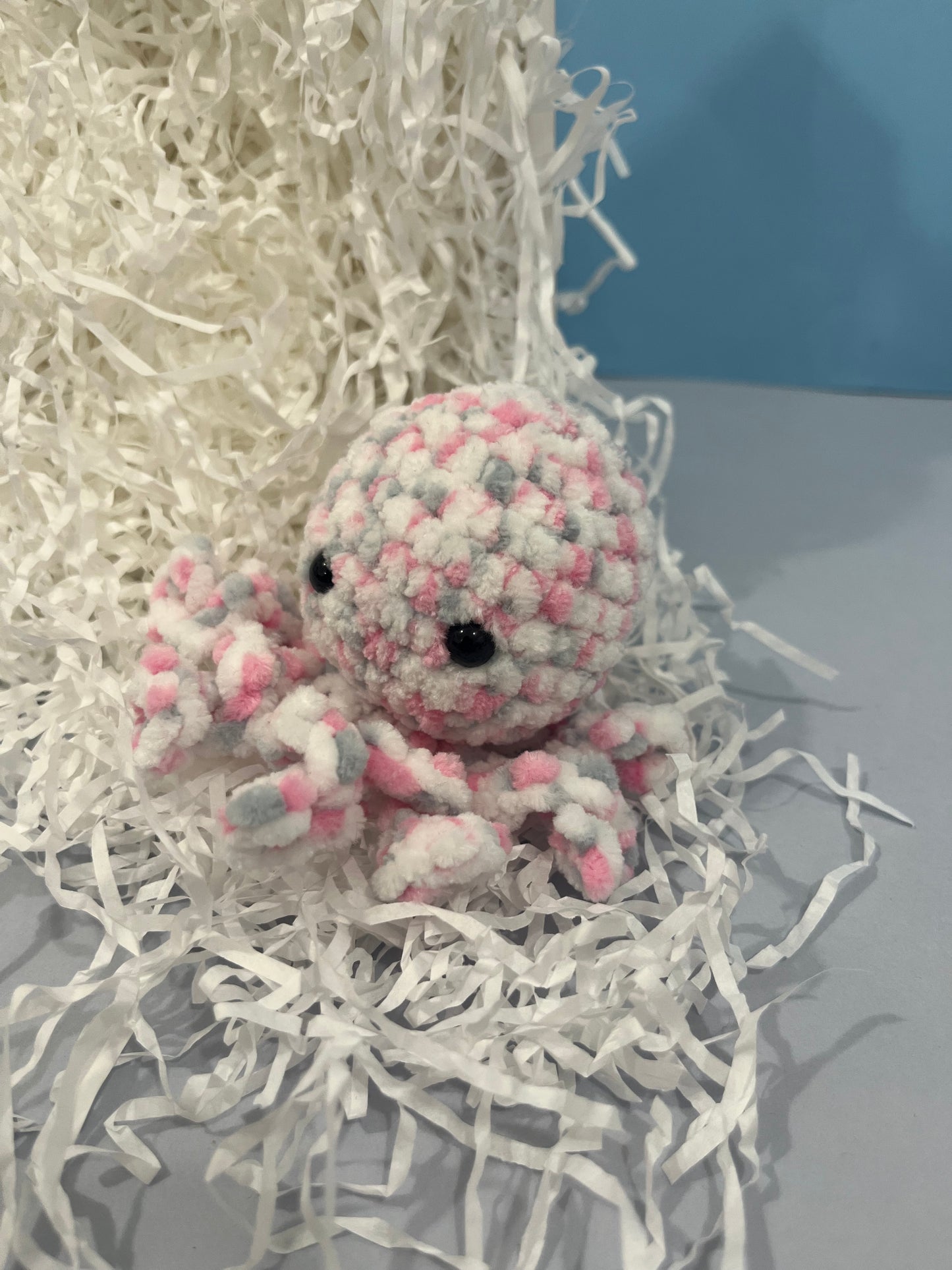 Crochet Octopus Plushie - Stress Buddy - Desk Pet