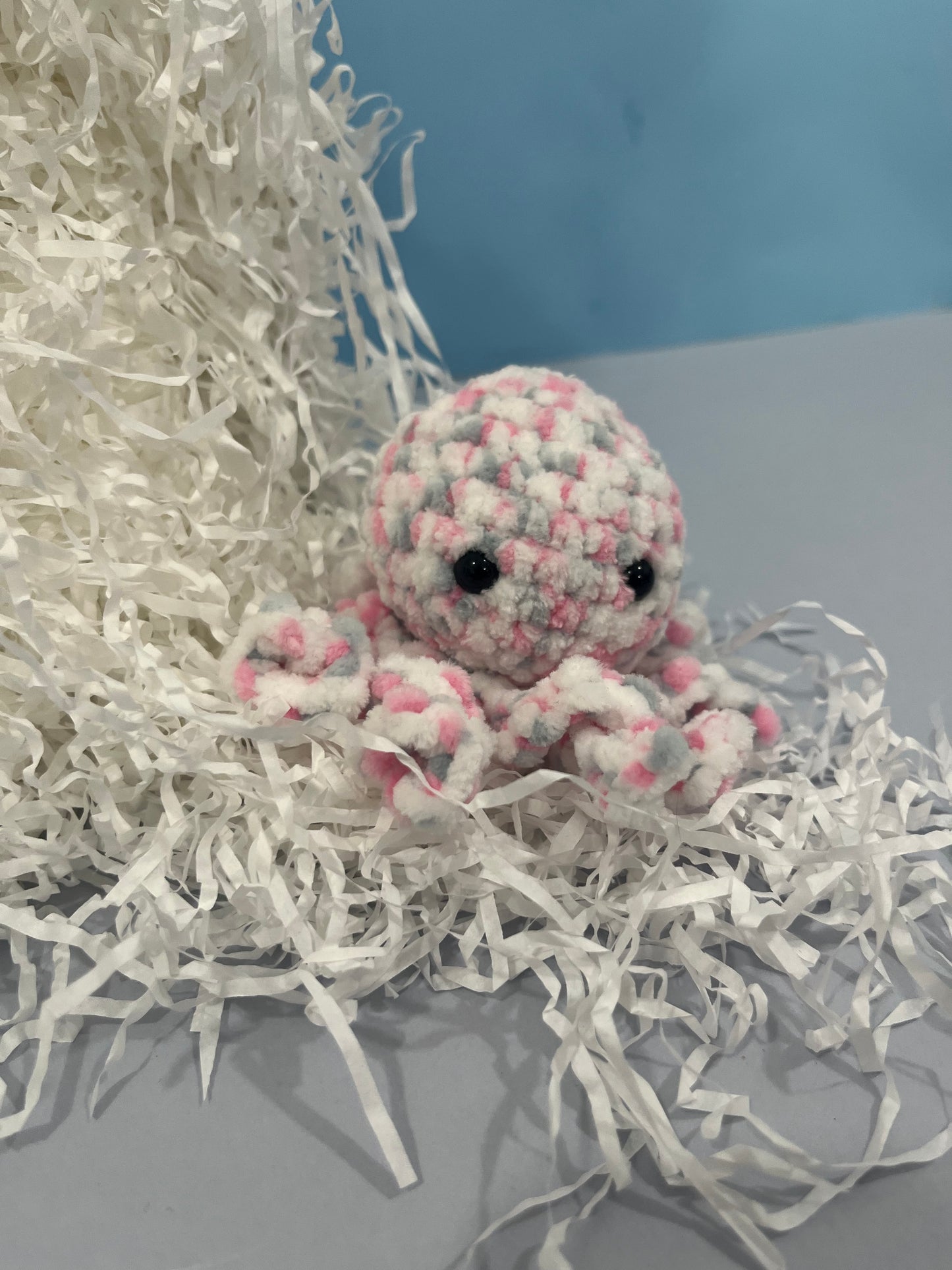 Crochet Octopus Plushie - Stress Buddy - Desk Pet