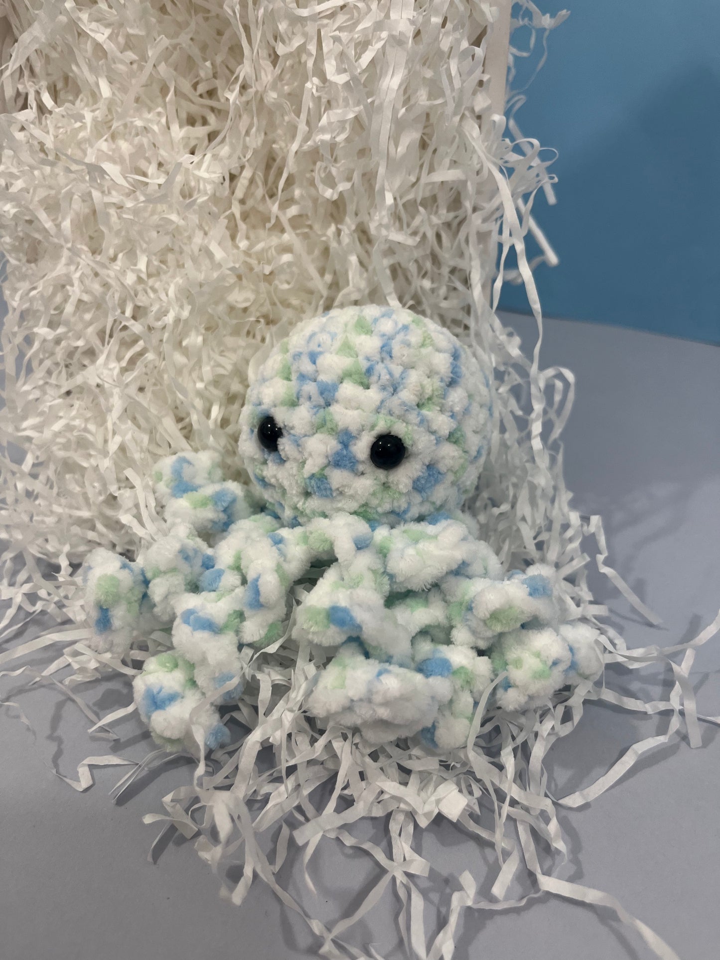 Crochet Octopus Plushie - Stress Buddy - Desk Pet