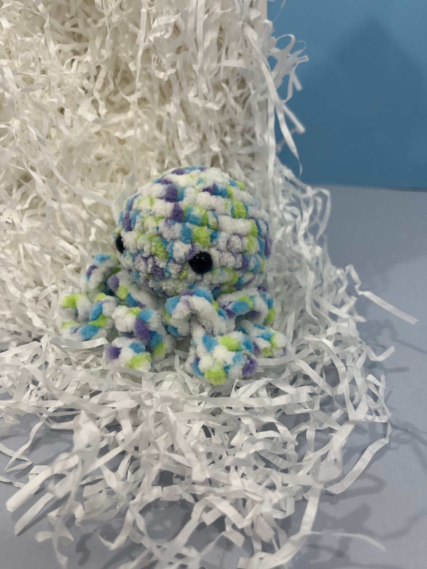 Crochet Octopus Plushie - Stress Buddy - Desk Pet