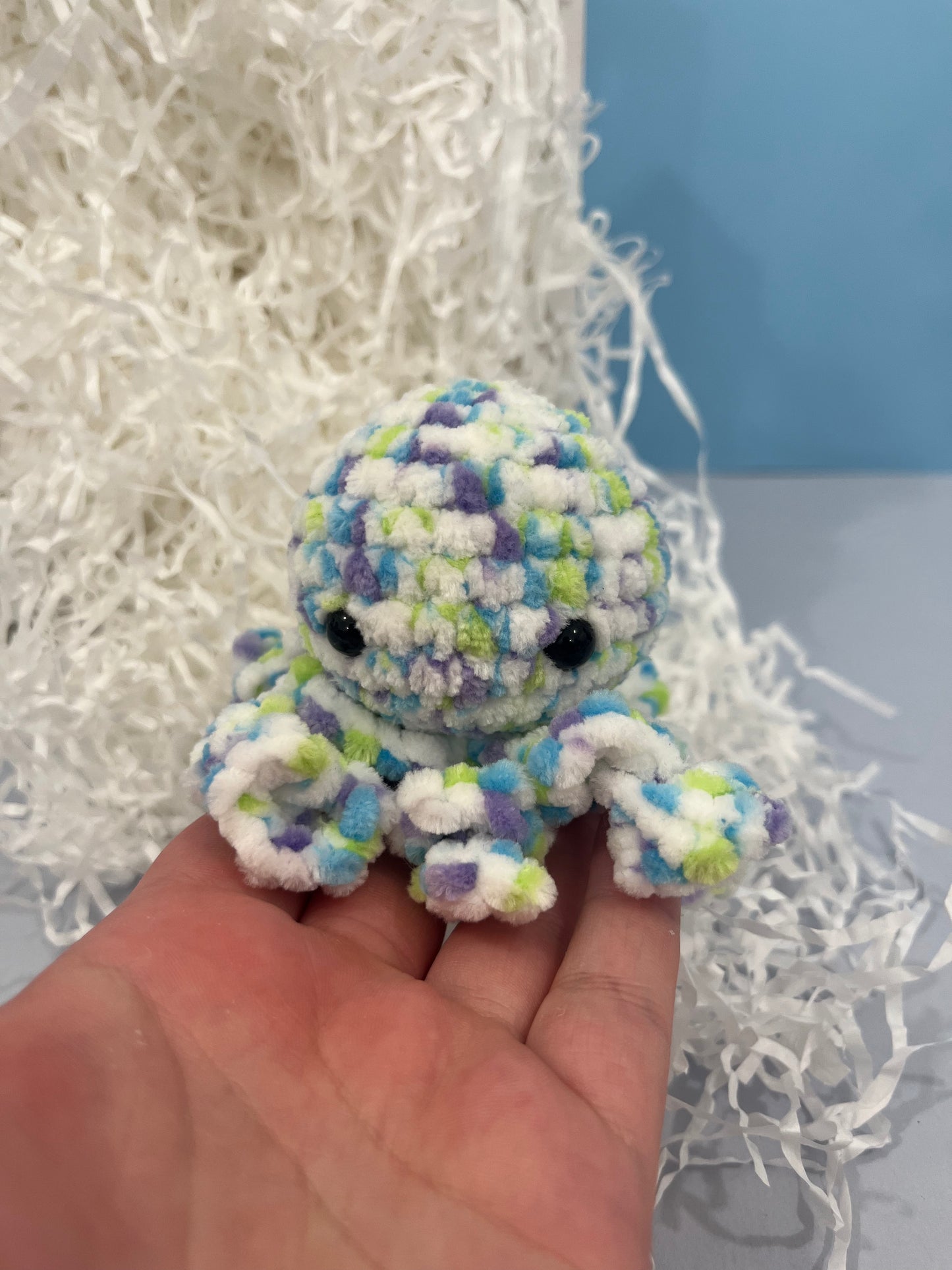 Crochet Octopus Plushie - Stress Buddy - Desk Pet