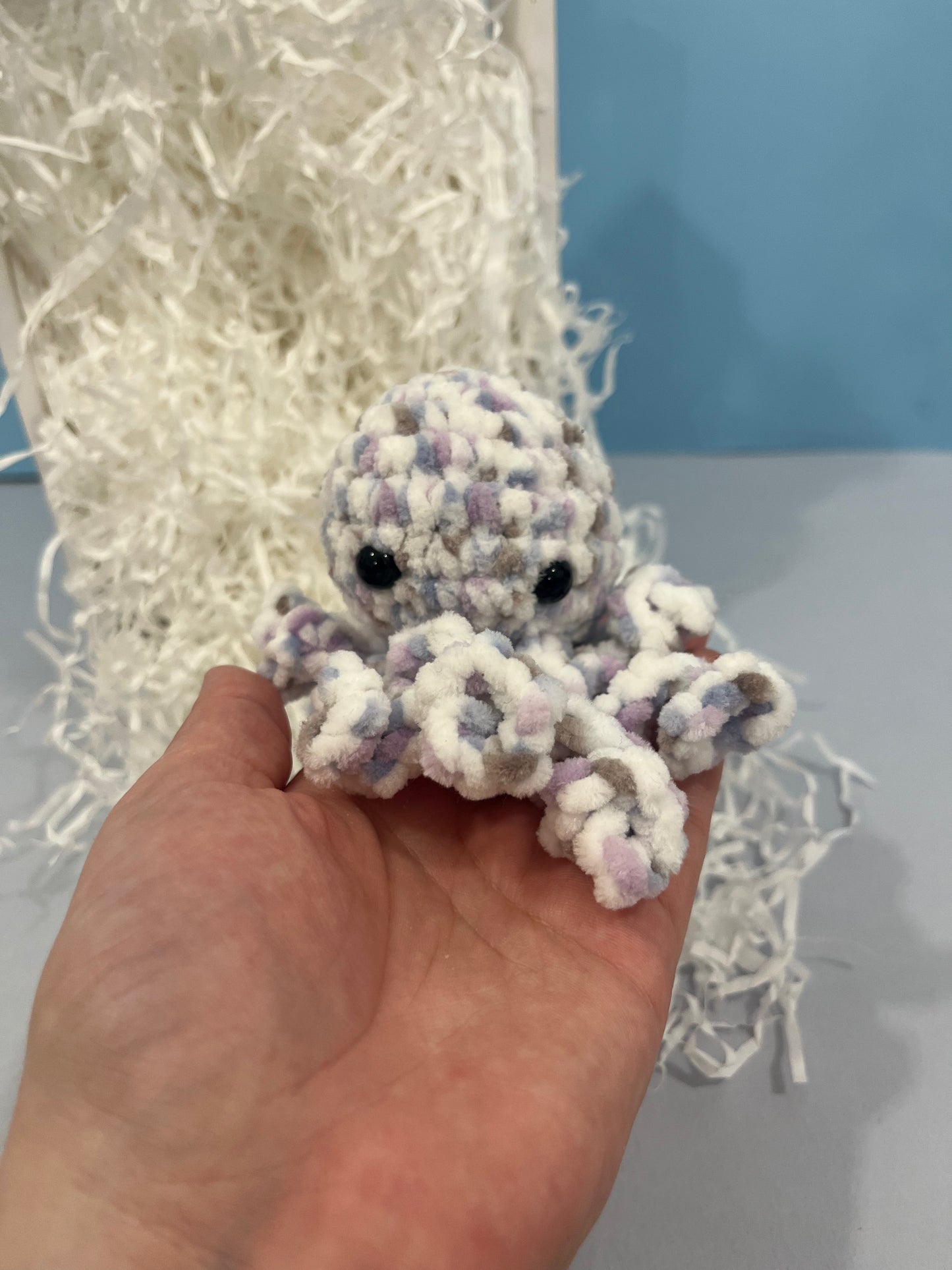 Crochet Octopus Plushie - Stress Buddy - Desk Pet