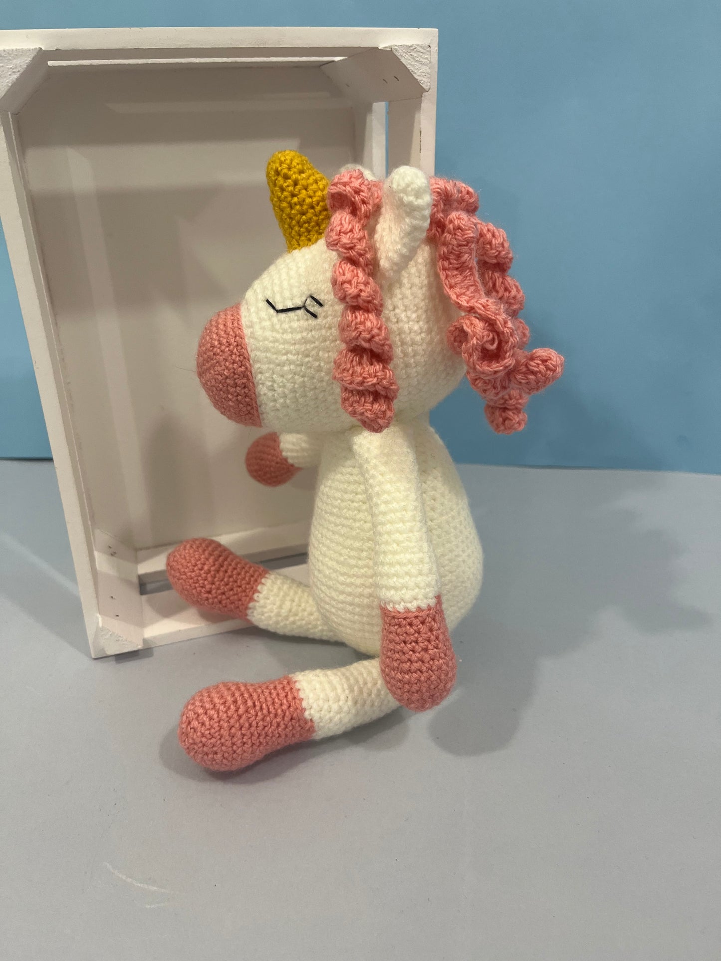 Crochet Unicorn Plushie Finished Produc