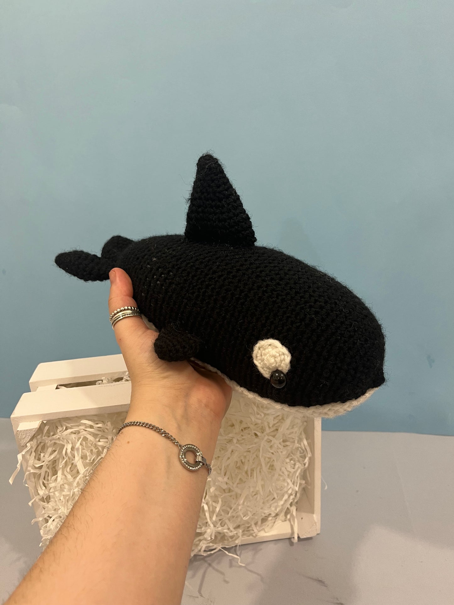 Crochet Orca Whale Plush Toy