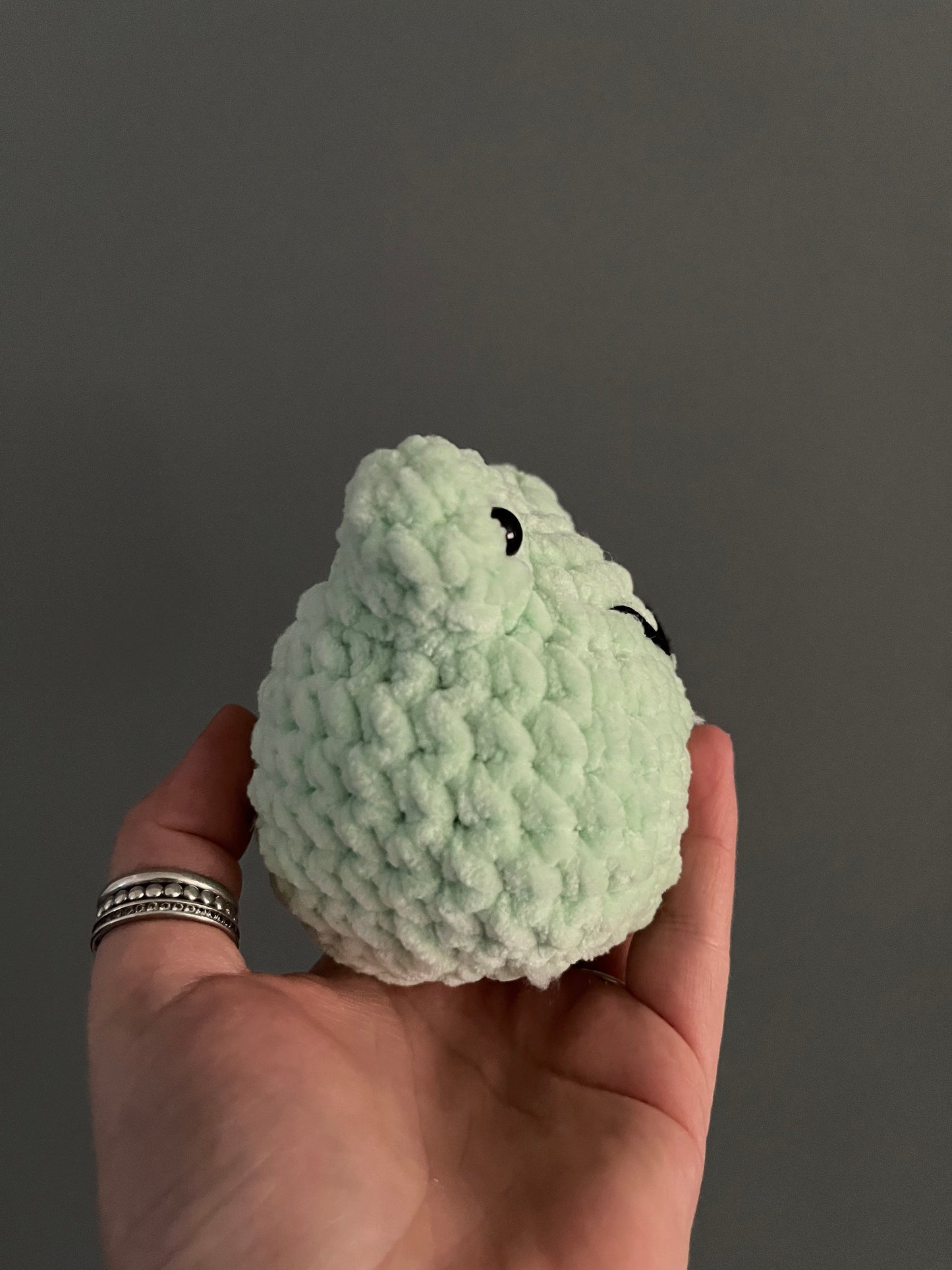 Crochet Frog - Stress Buddy - Mini Plushie