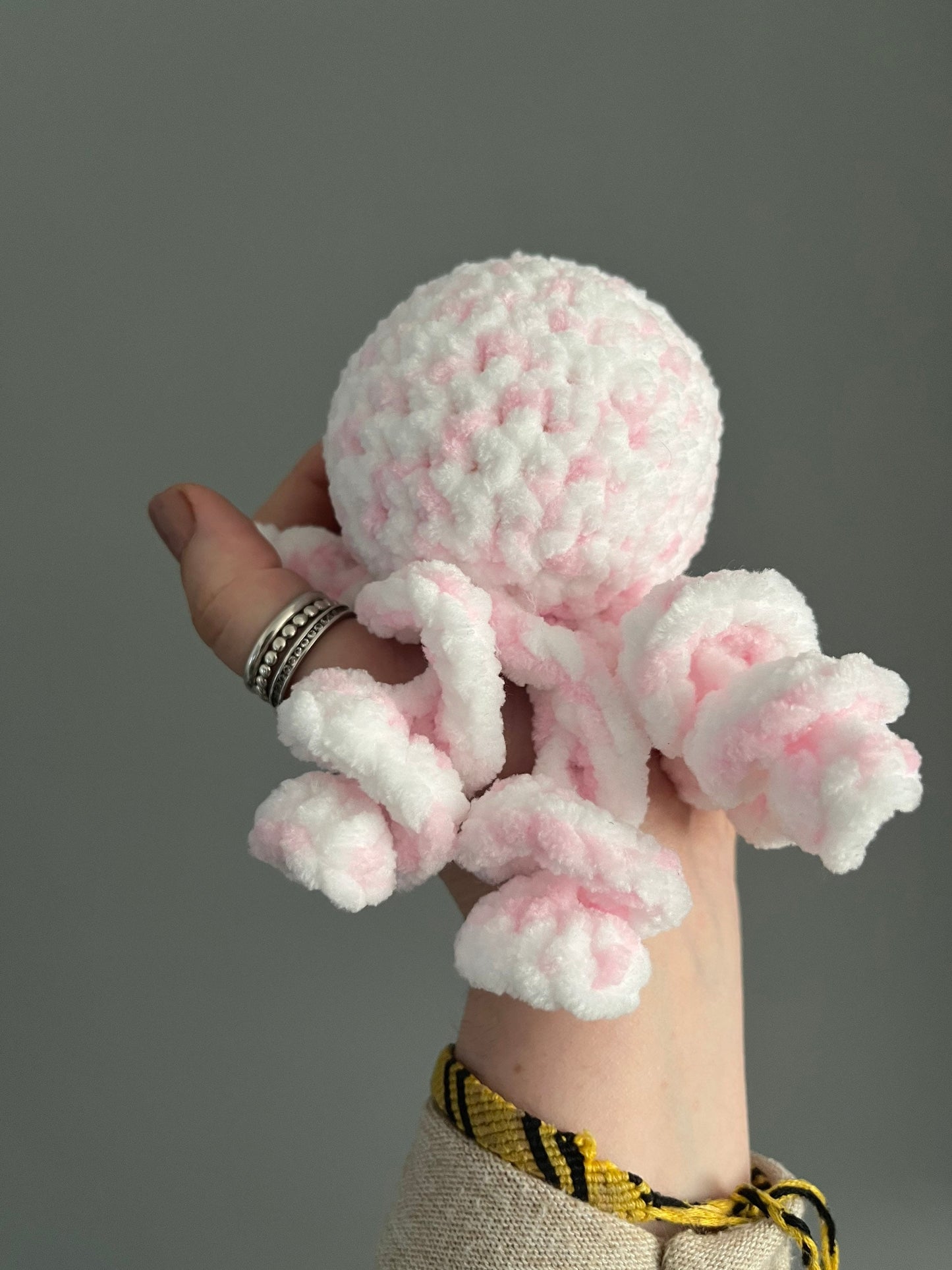 Crochet Octopus Plushie - Stress Buddy - Desk Pet