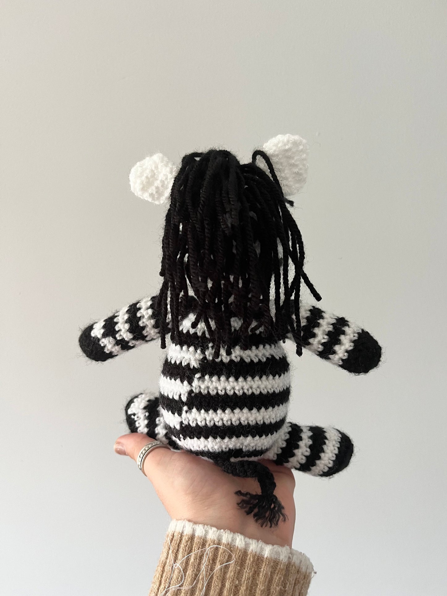 Zina The Zebra Crochet Plushie Cuddly