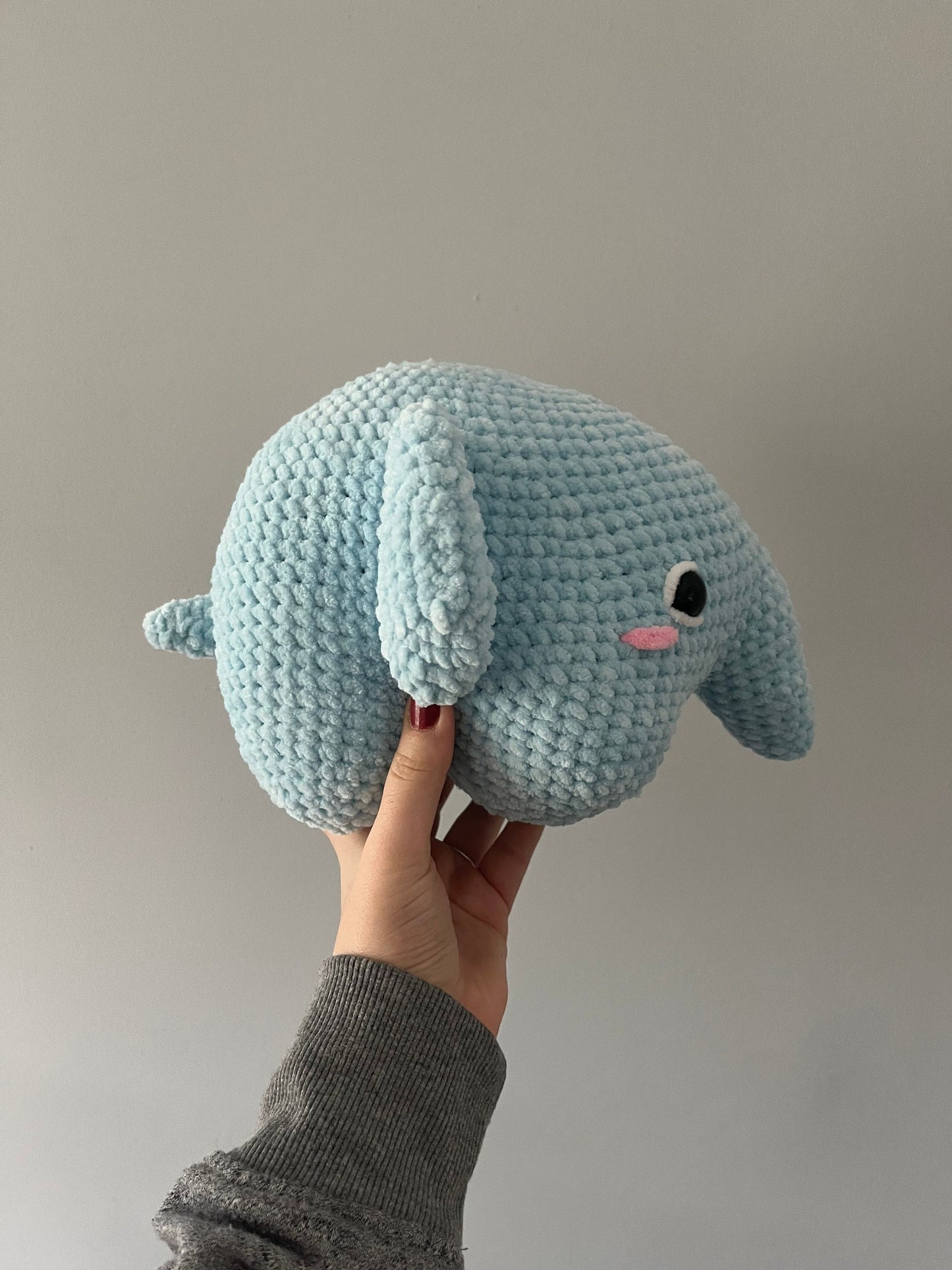 Jumbo Blue Baby Elephant
