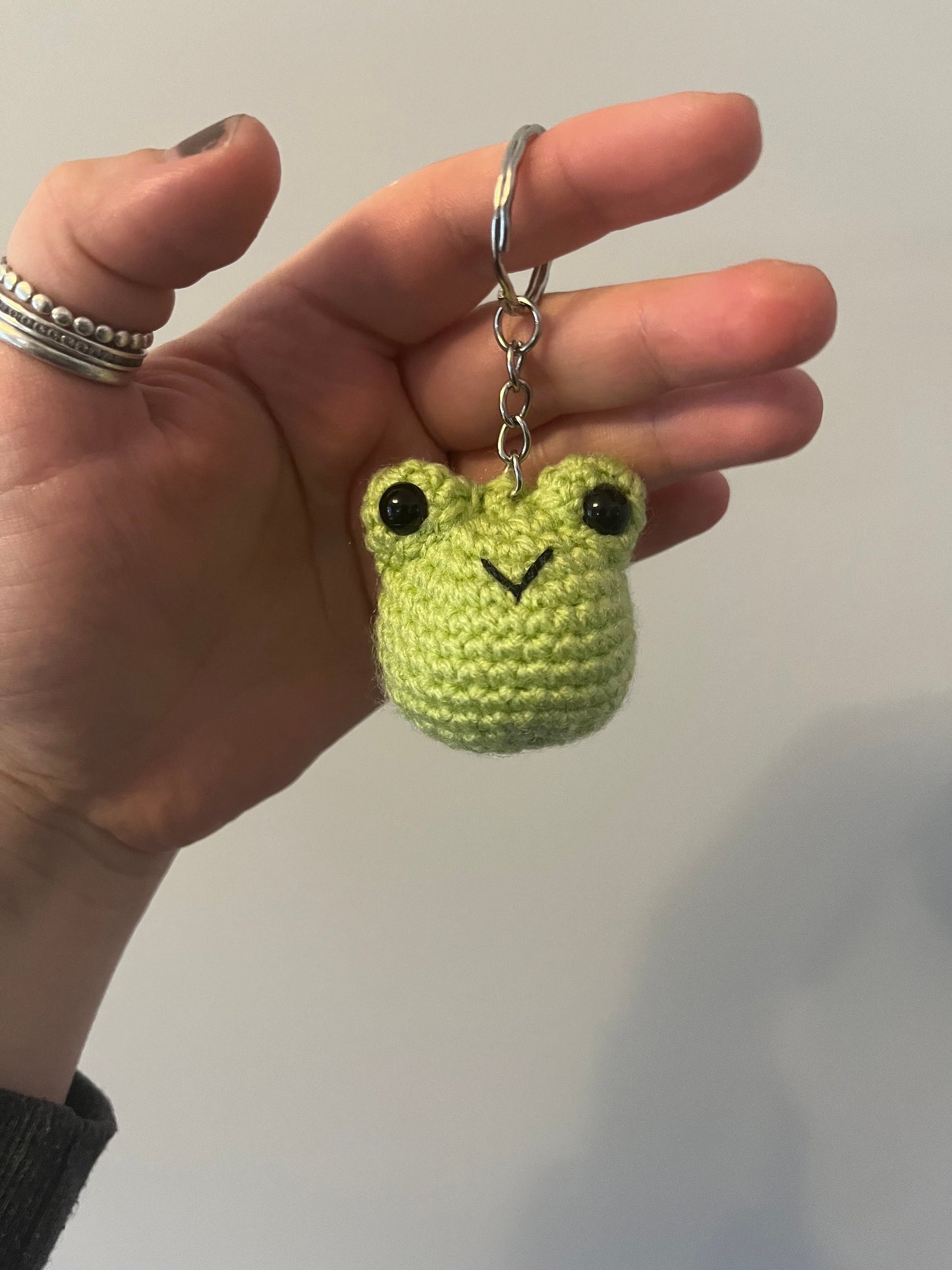 Crochet Frog Keyring