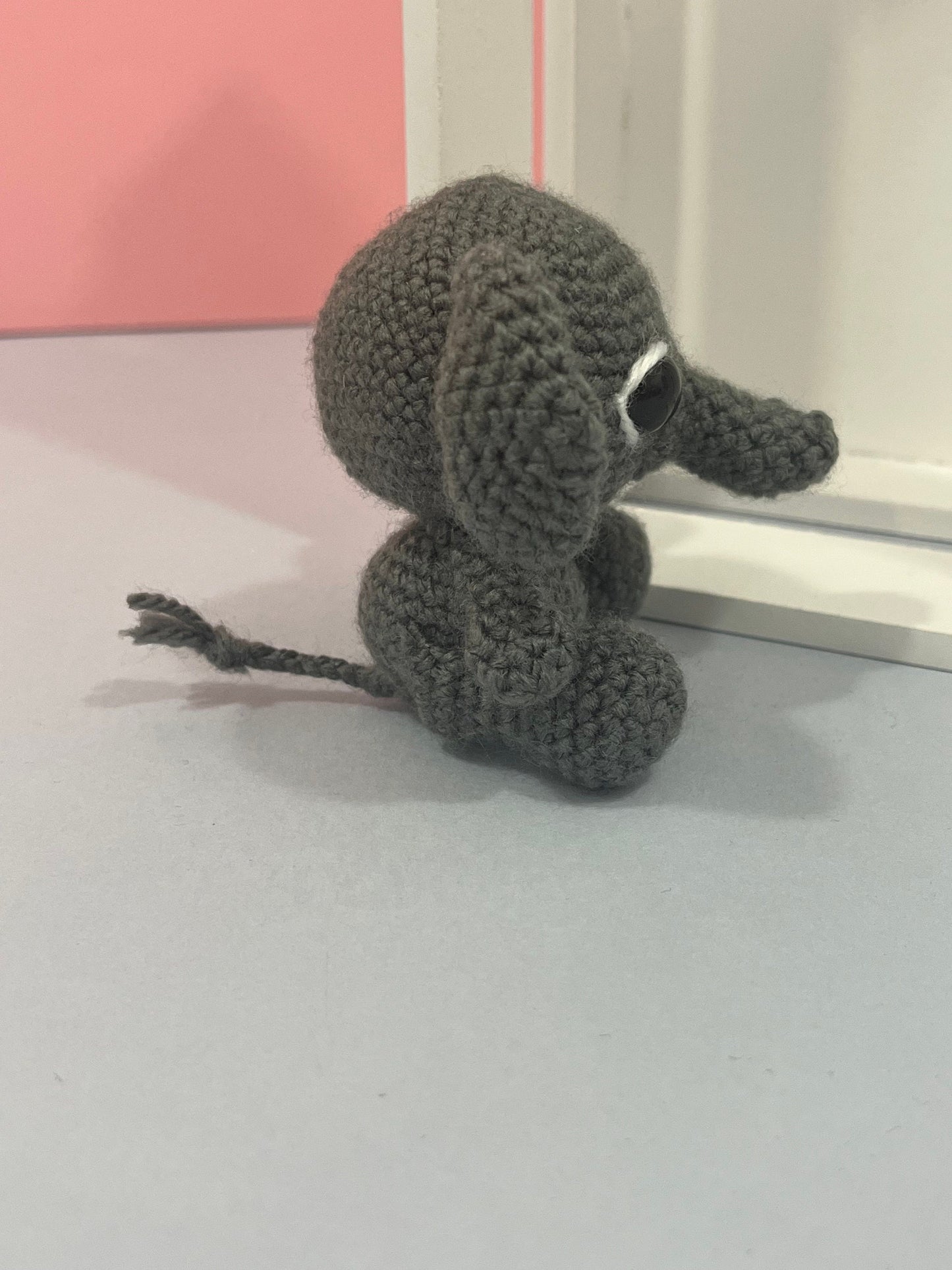 Crochet Mini Elephant Plushie