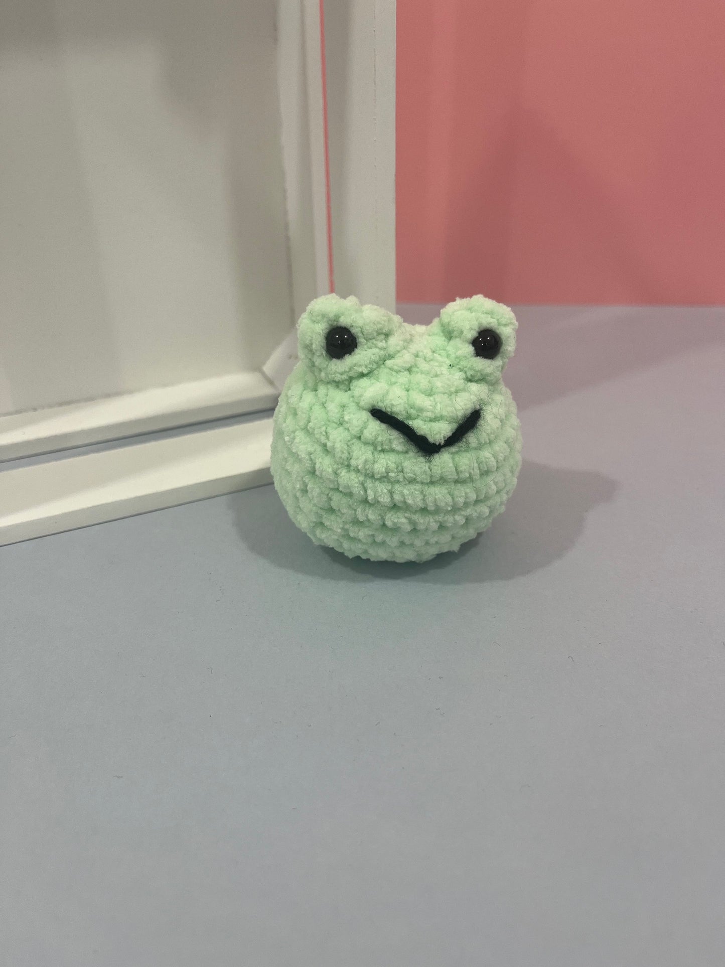 Crochet Frog - Stress Buddy - Mini Plushie