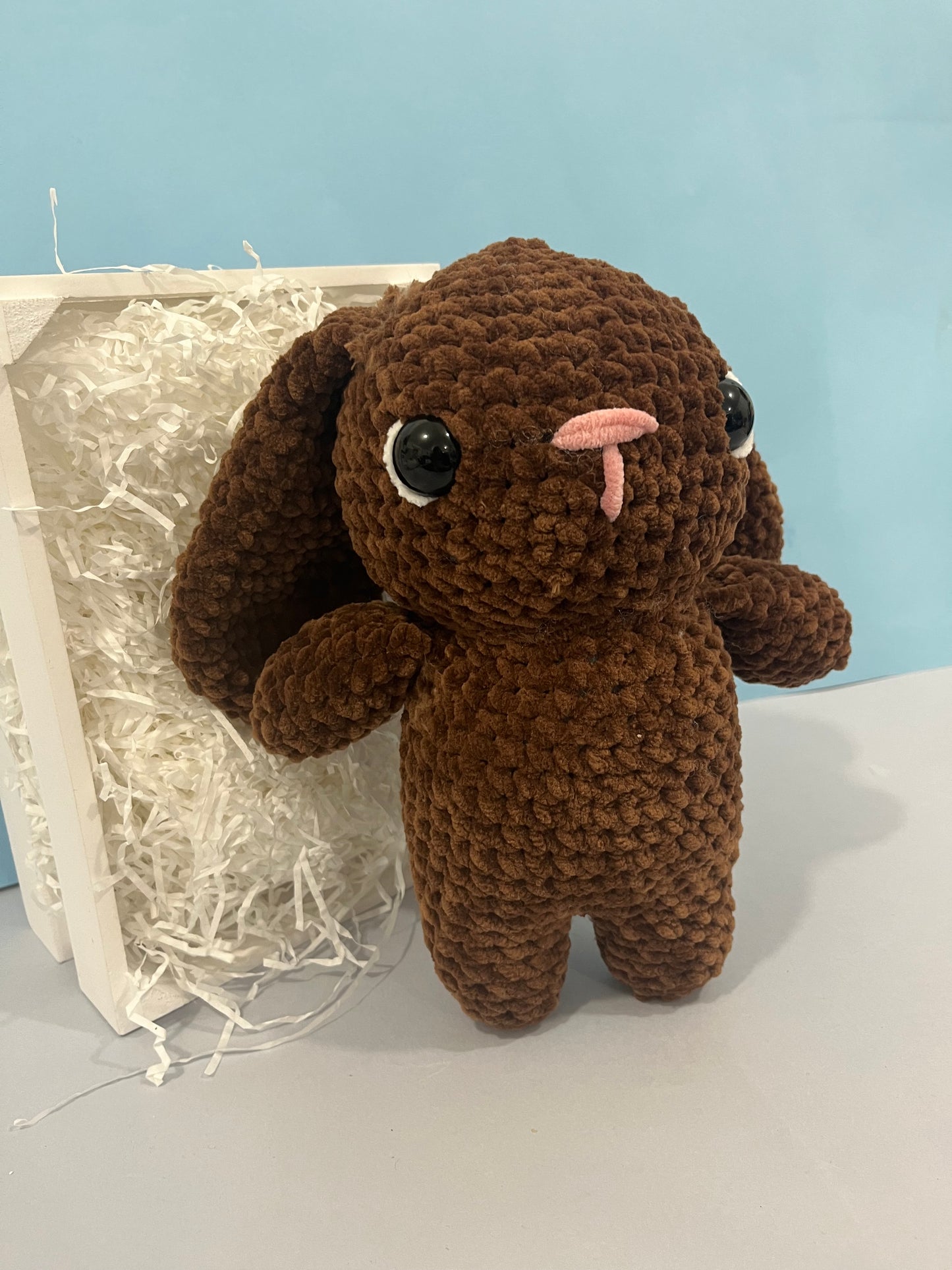 Crochet Brown Bunny Plushie