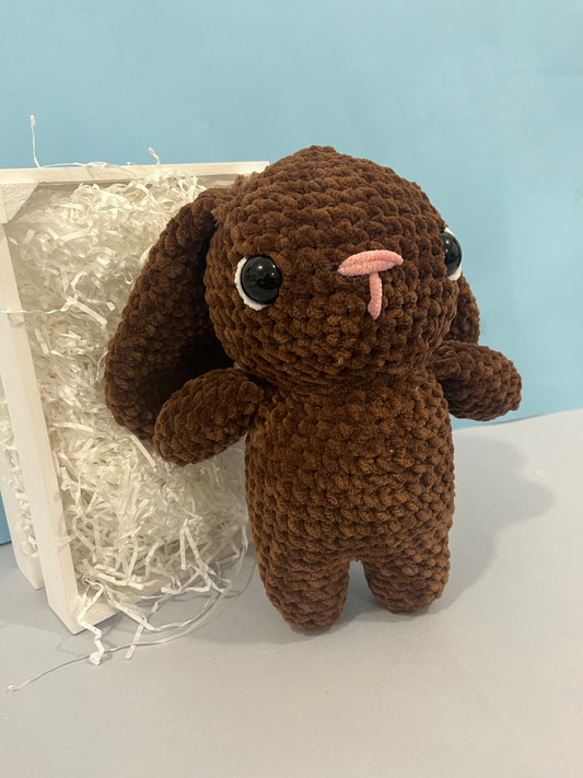 Crochet Brown Bunny Plushie