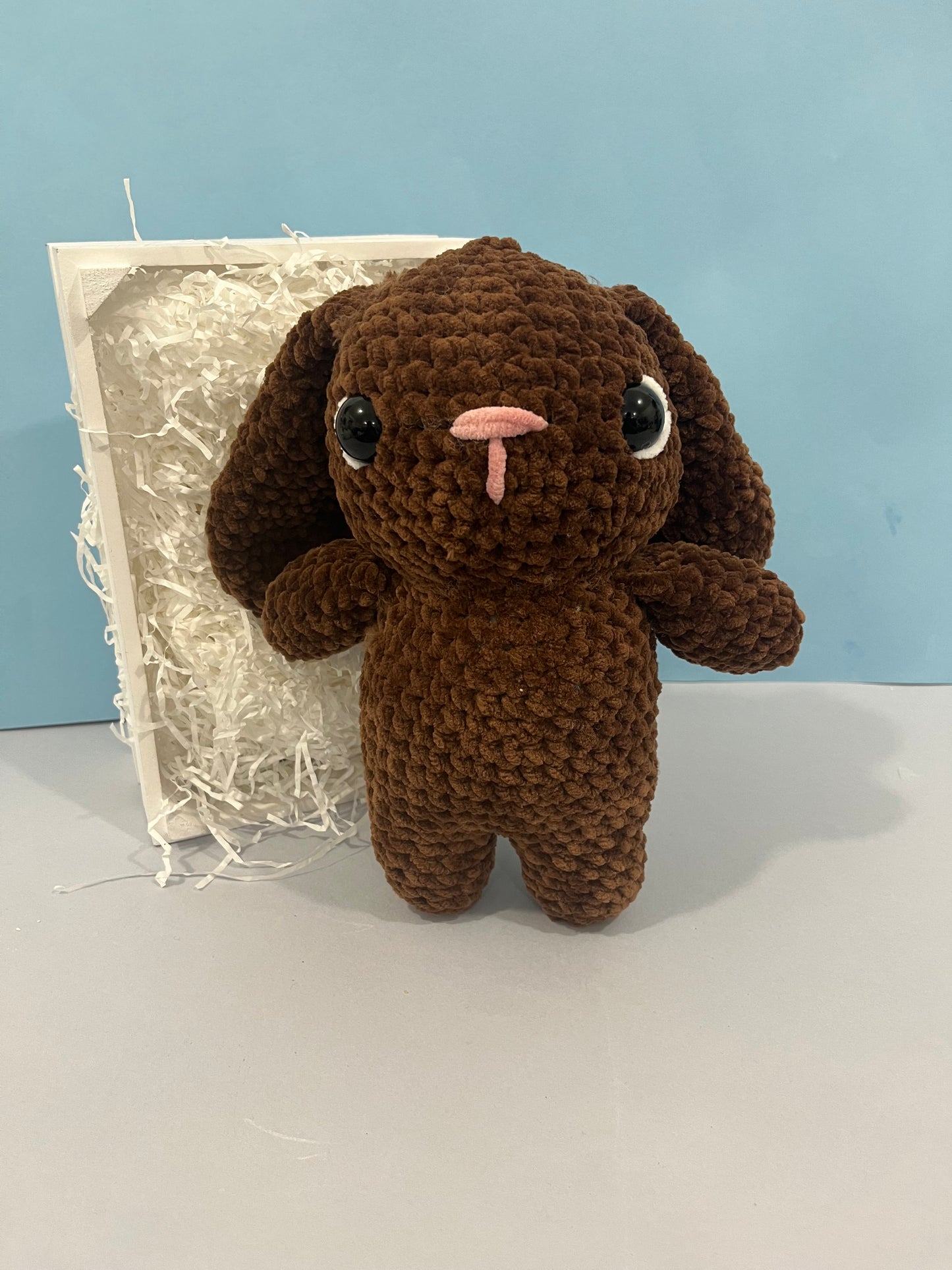 Crochet Brown Bunny Plushie