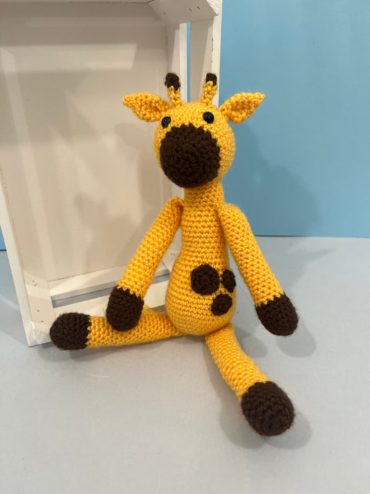 Ginny The Giraffe Crochet Plushie