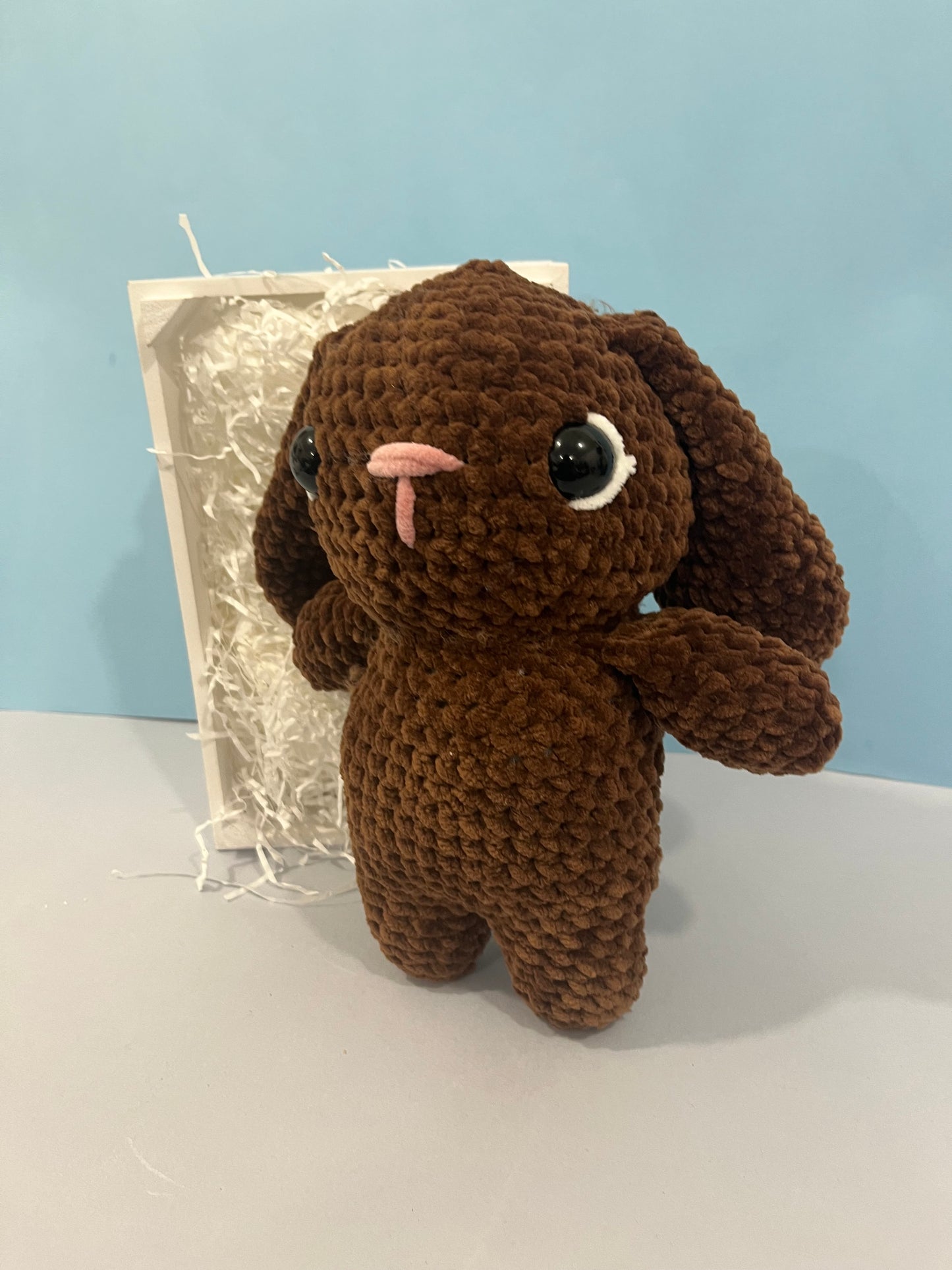 Crochet Brown Bunny Plushie