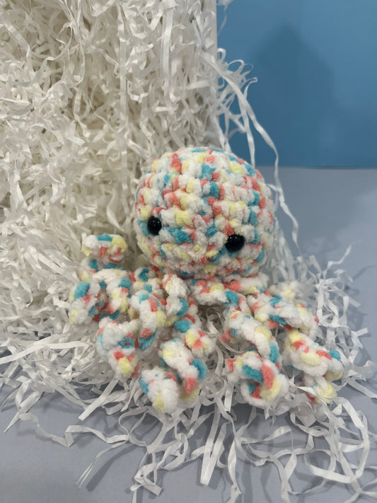 Crochet Octopus Plushie - Stress Buddy - Desk Pet