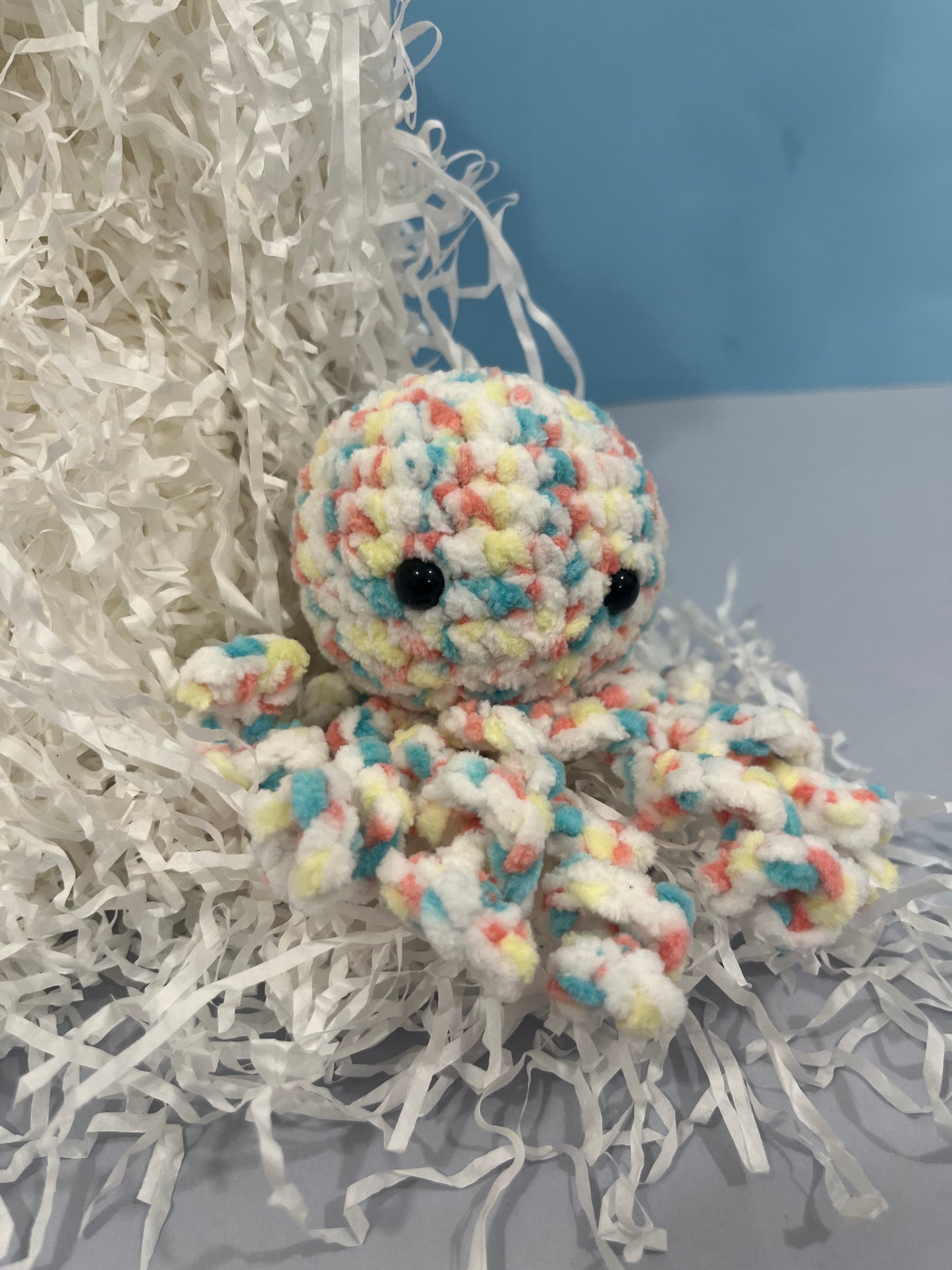 Crochet Octopus Plushie - Stress Buddy - Desk Pet