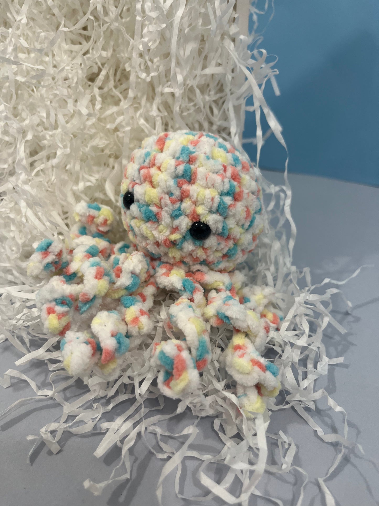 Crochet Octopus Plushie - Stress Buddy - Desk Pet