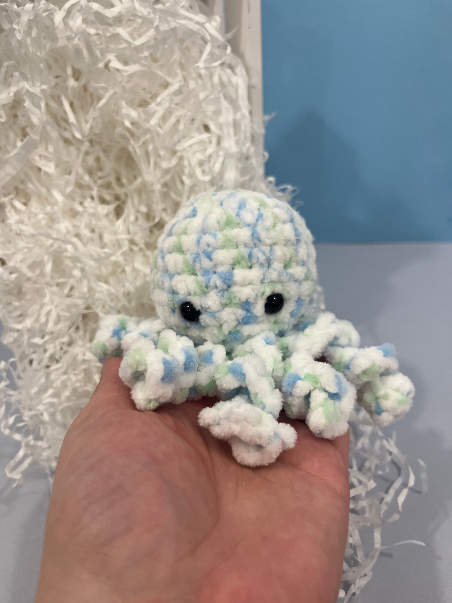 Crochet Octopus Plushie - Stress Buddy - Desk Pet