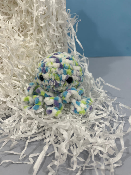 Crochet Octopus Plushie - Stress Buddy - Desk Pet