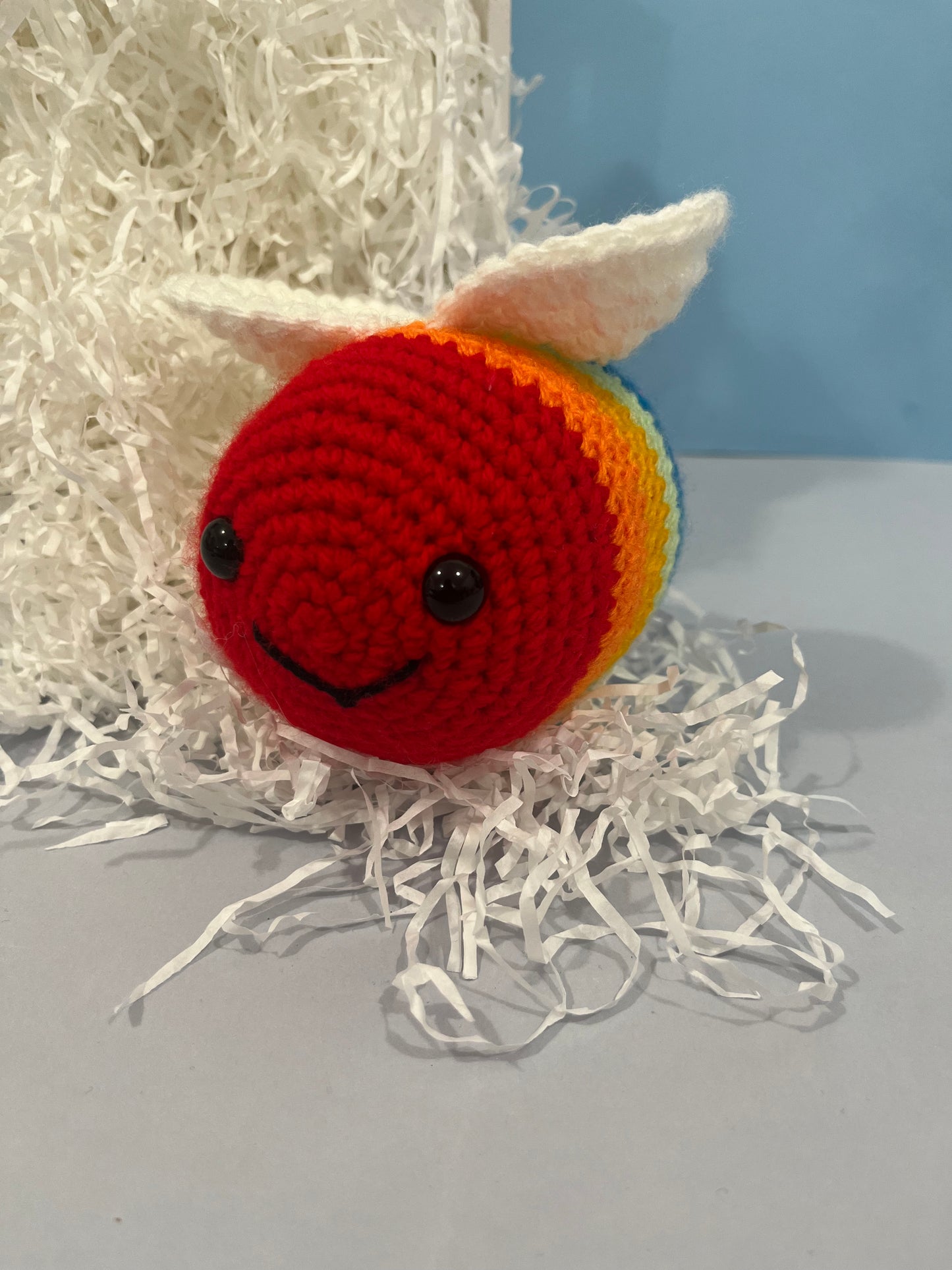 Crochet Rainbow bee