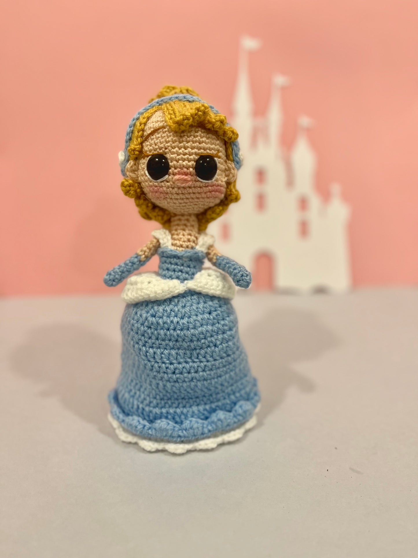 Crochet Cindy Blue Princess Doll