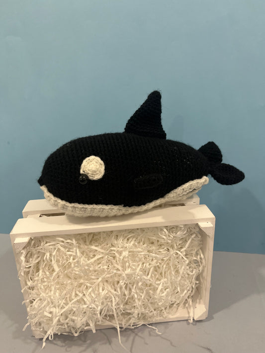 Crochet Orca Whale Plush Toy