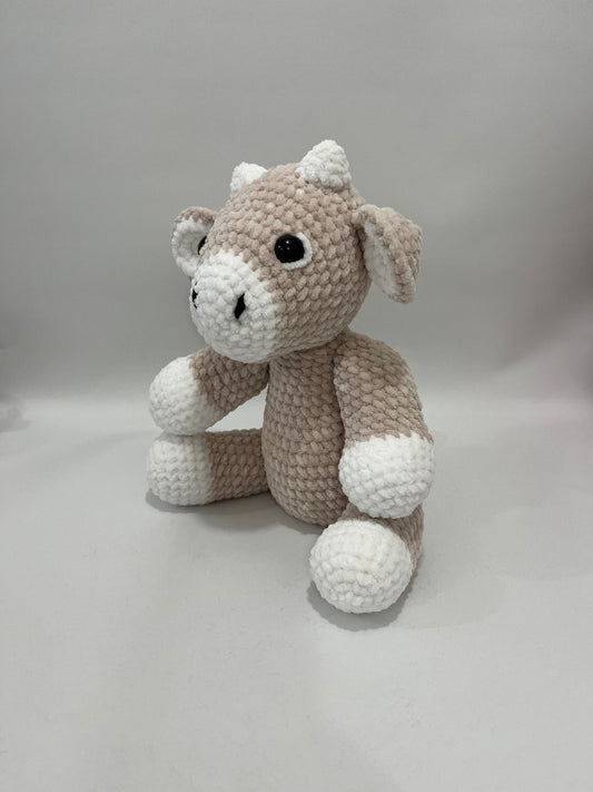 Crochet Cow Plushie Cuddly