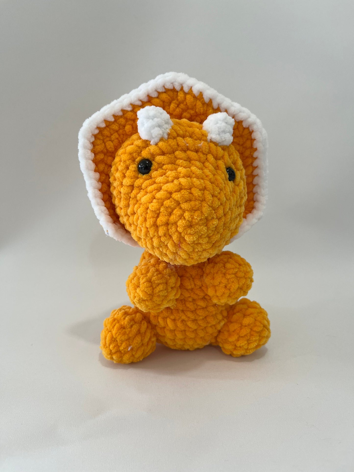 Crochet Triceratops Dino Babies MULTIPLE COLOURS