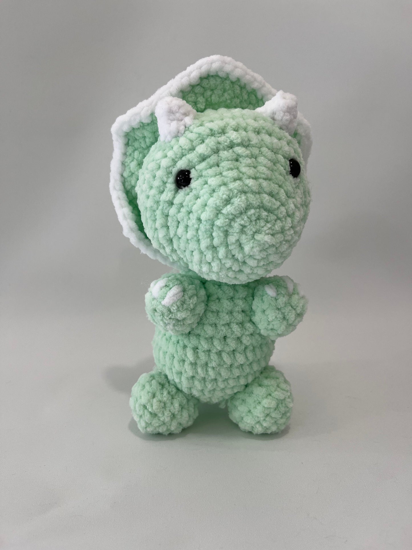 Crochet Triceratops Dino Babies MULTIPLE COLOURS