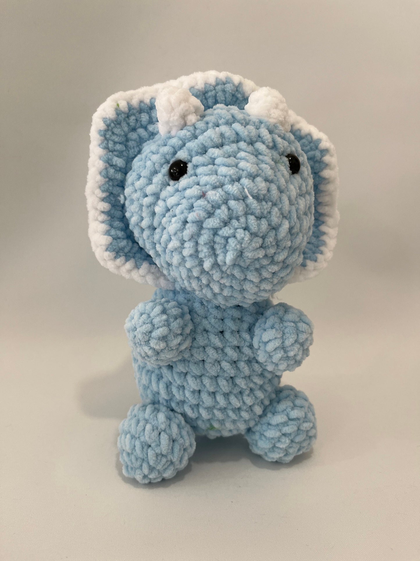 Crochet Triceratops Dino Babies MULTIPLE COLOURS