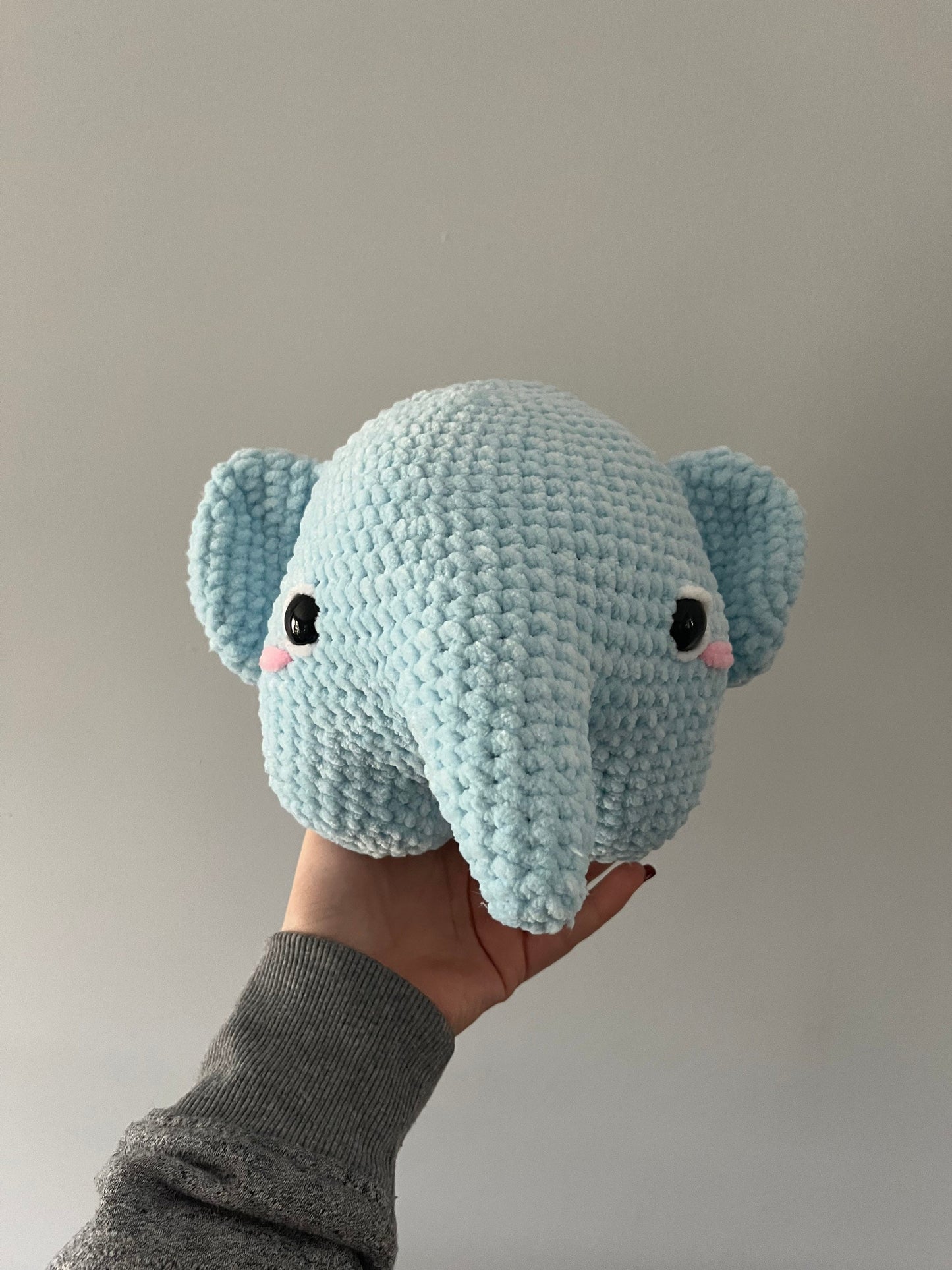 Jumbo Blue Baby Elephant