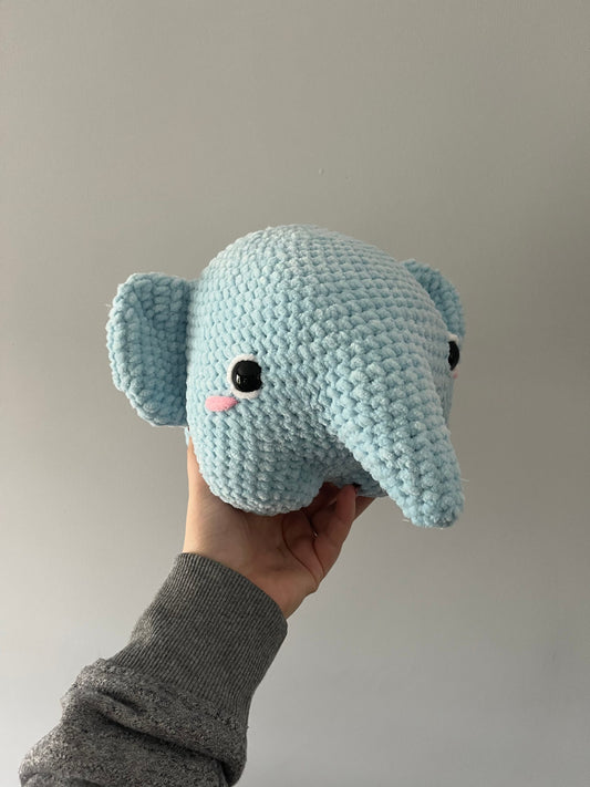 Jumbo Blue Baby Elephant