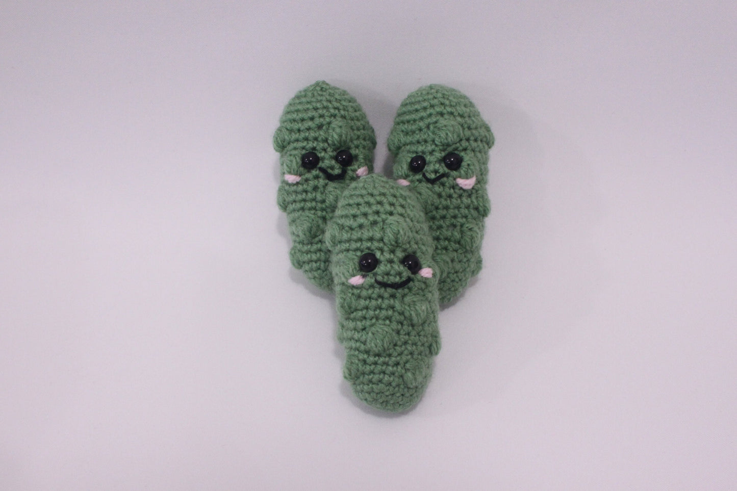 Mini Crochet Pickle Plushie