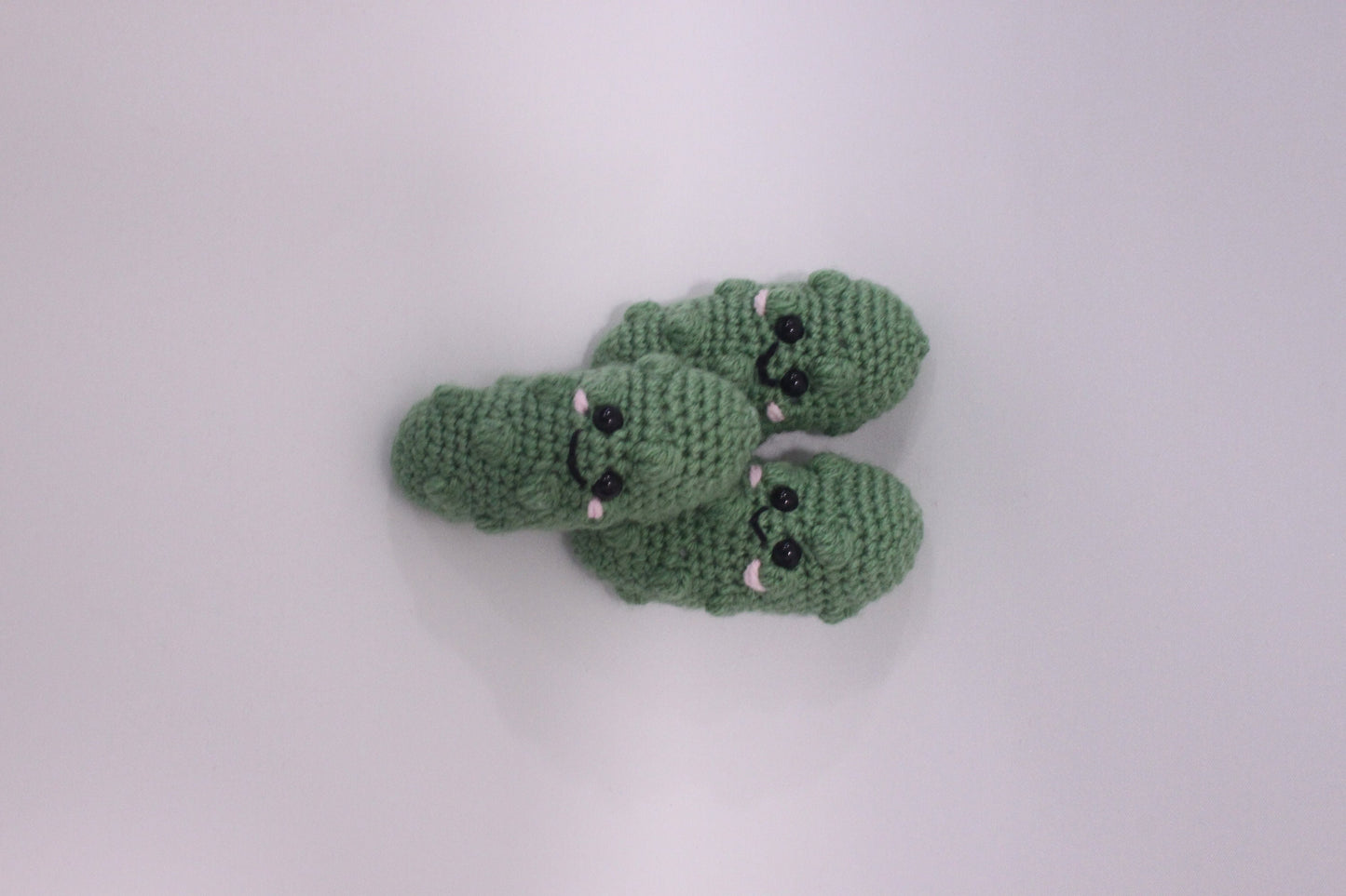 Mini Crochet Pickle Plushie