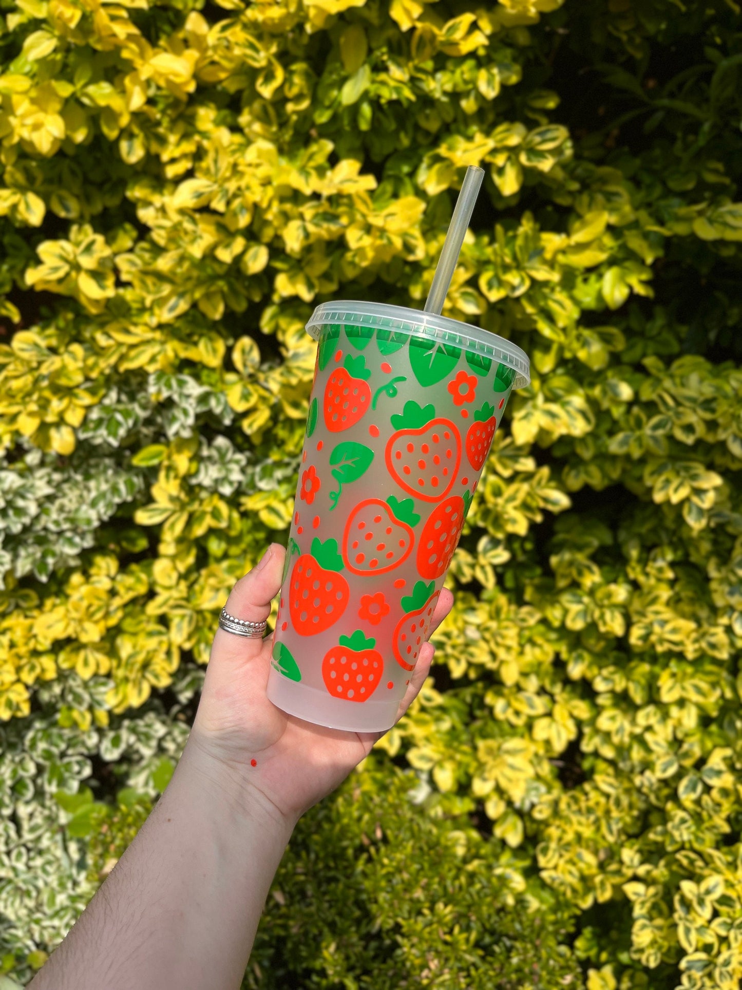 Pre-Order 24oz Strawberry Vinyl Cup