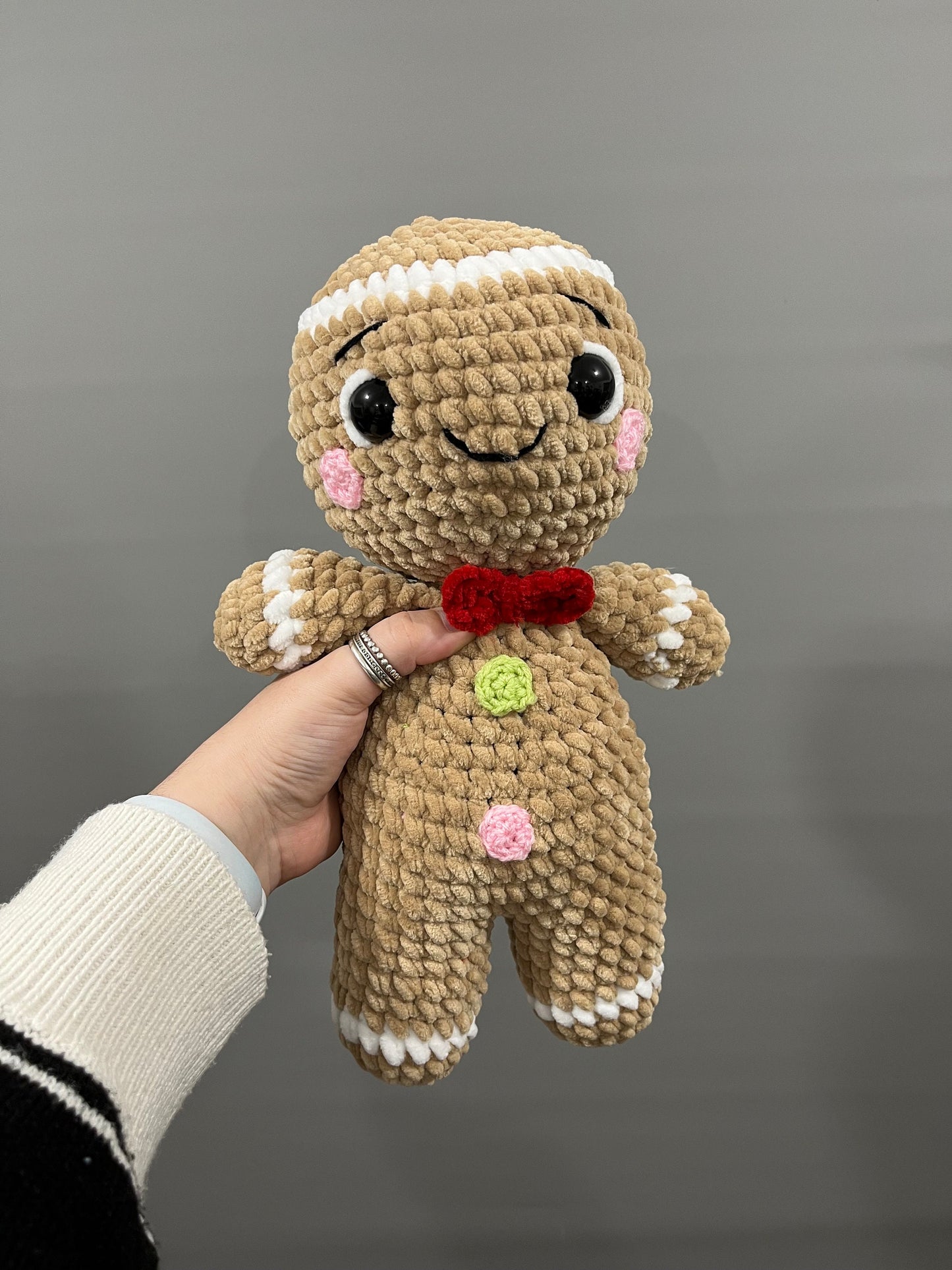 Crochet Gingerbread Man Plushie