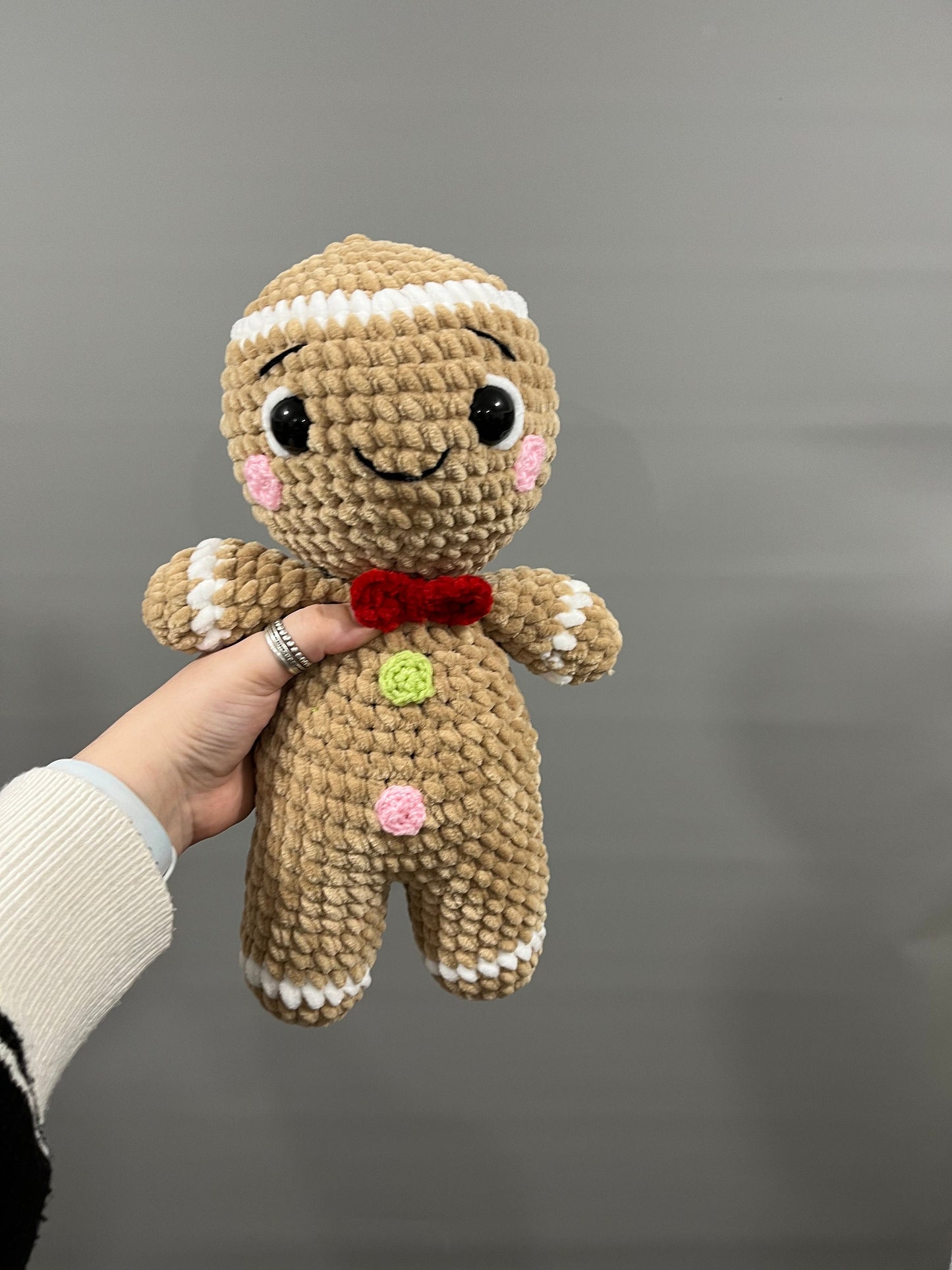 Crochet Gingerbread Man Plushie