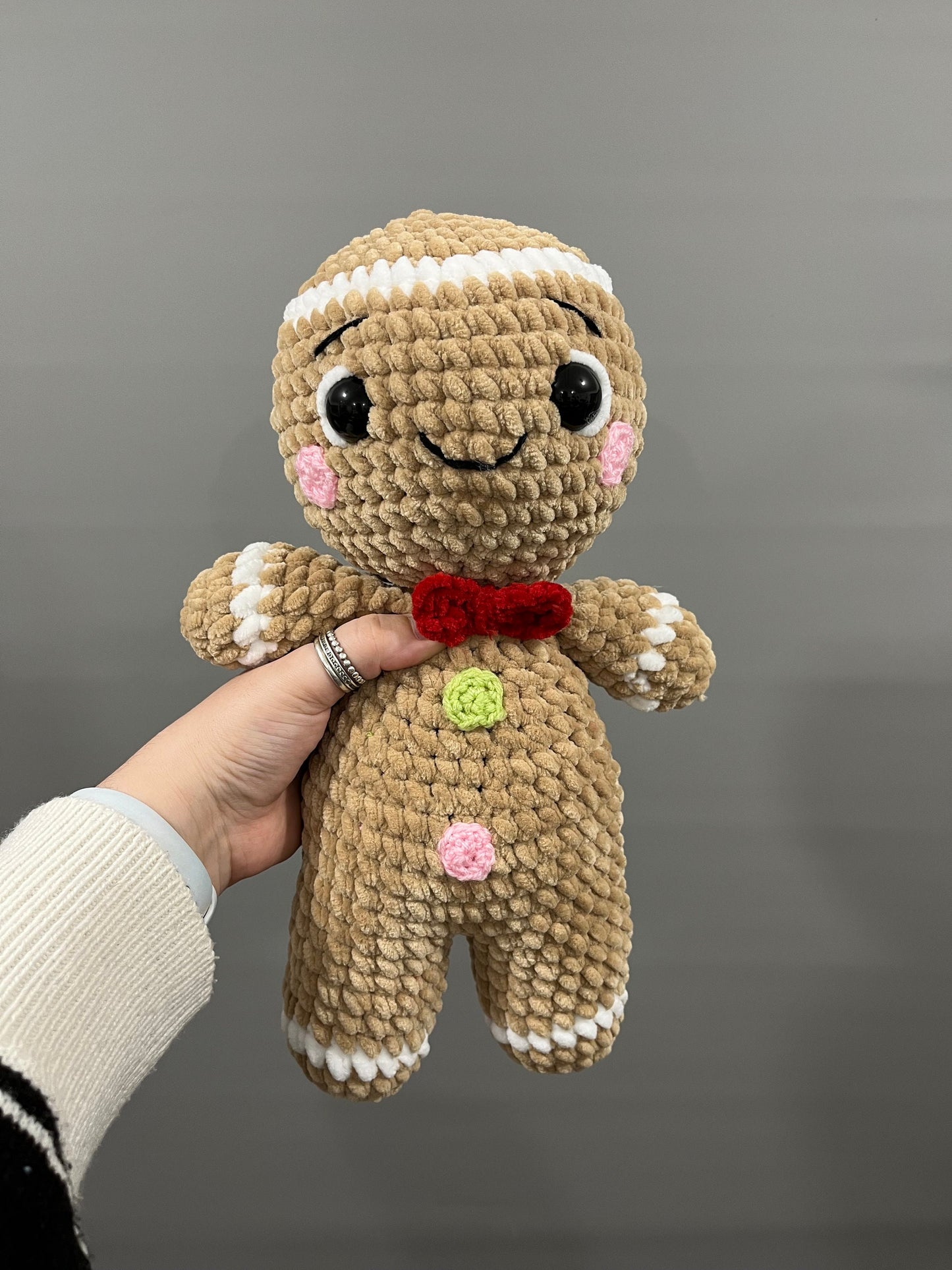 Crochet Gingerbread Man Plushie