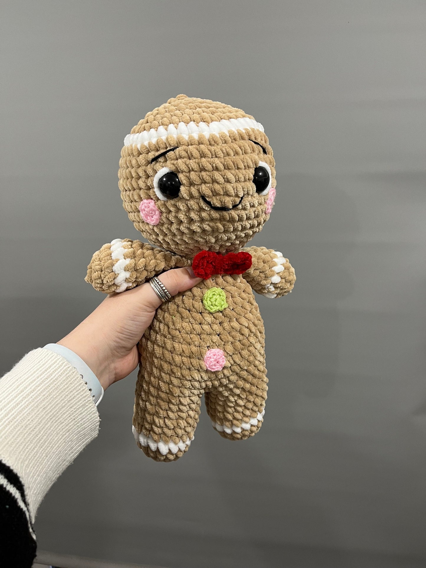 Crochet Gingerbread Man Plushie