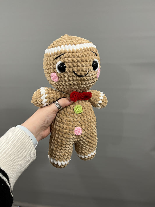 Crochet Gingerbread Man Plushie