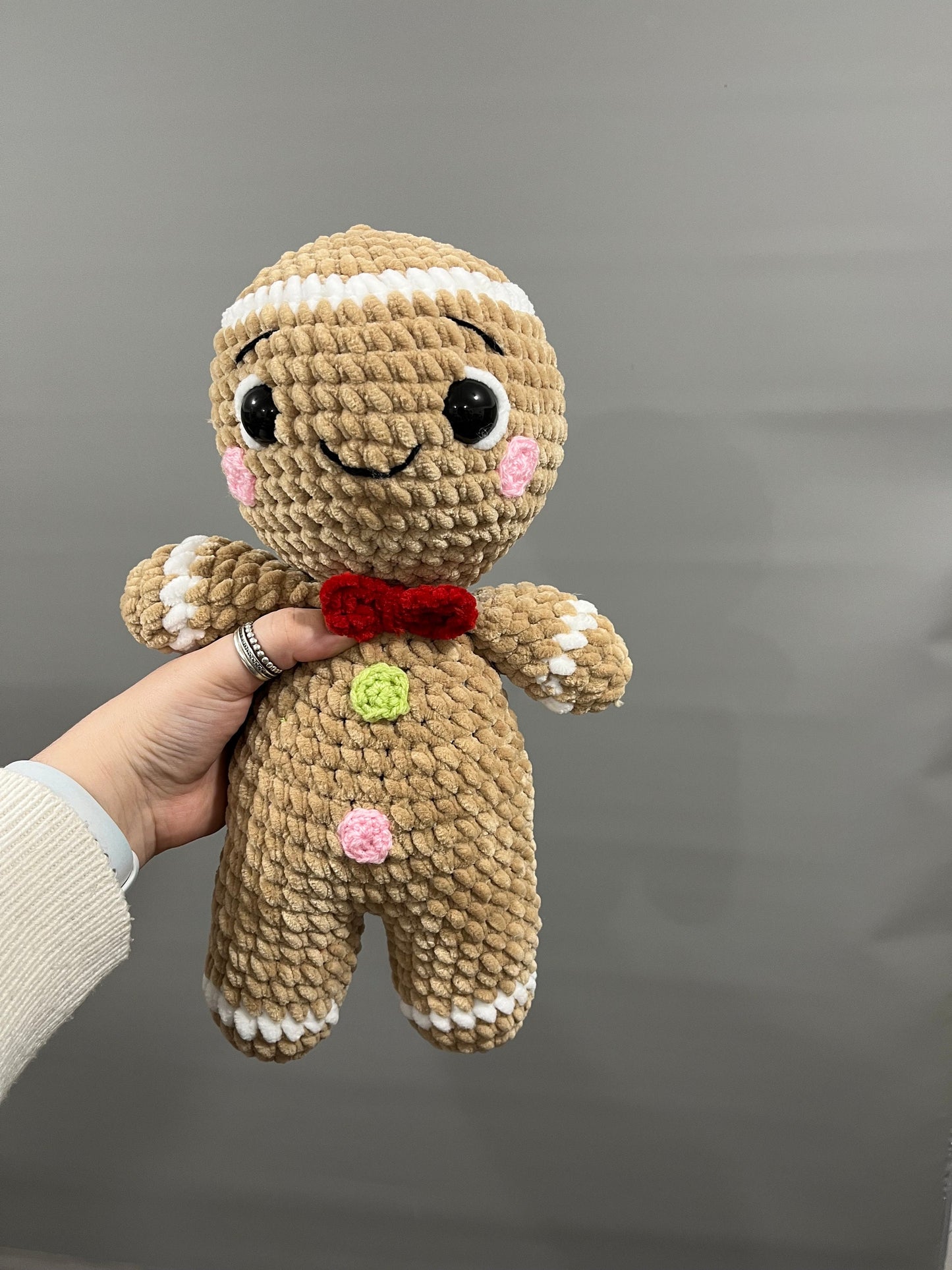 Crochet Gingerbread Man Plushie