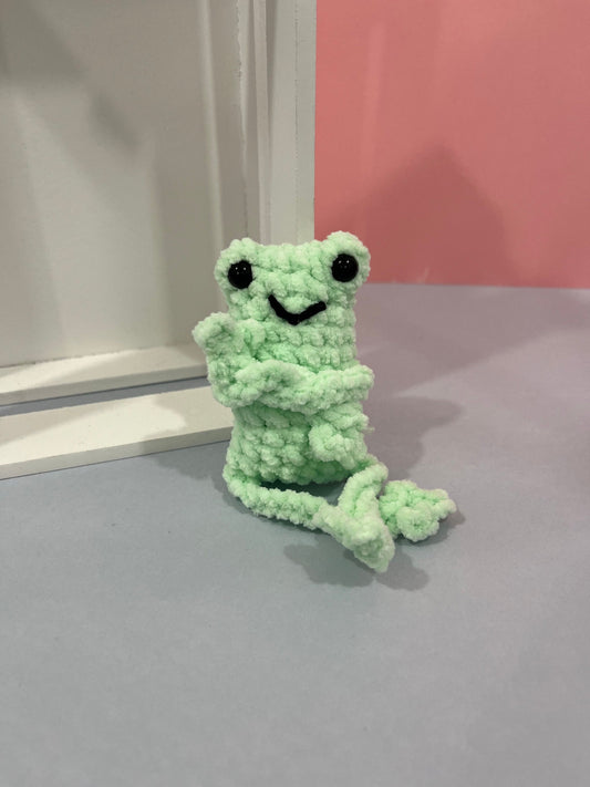 Crochet Leggy Frog Stress Buddy