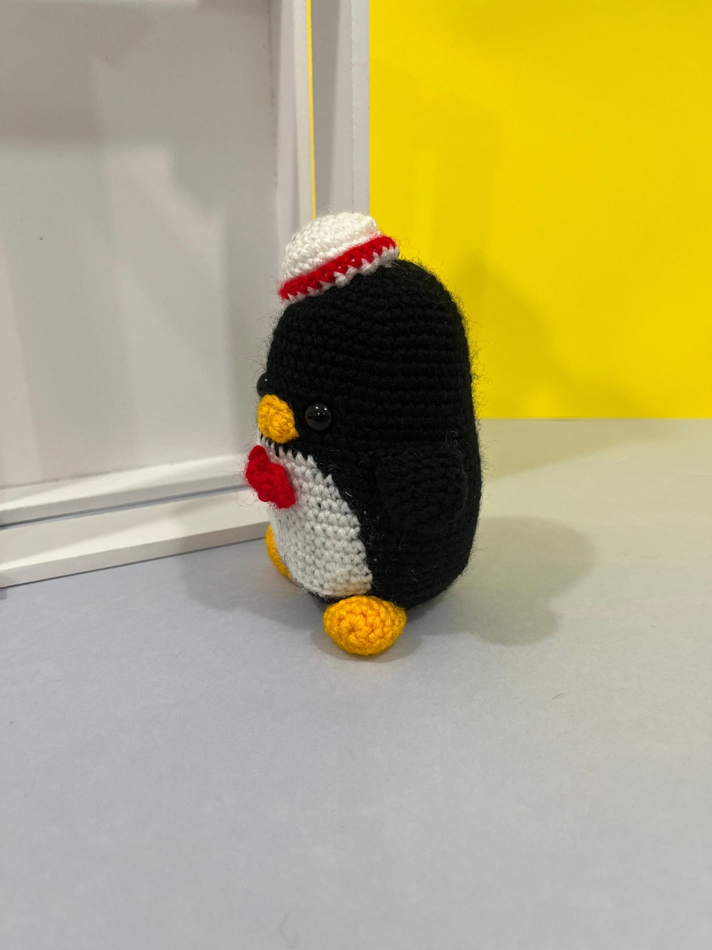 Tuxedo Sam the Penguin Crochet Plush