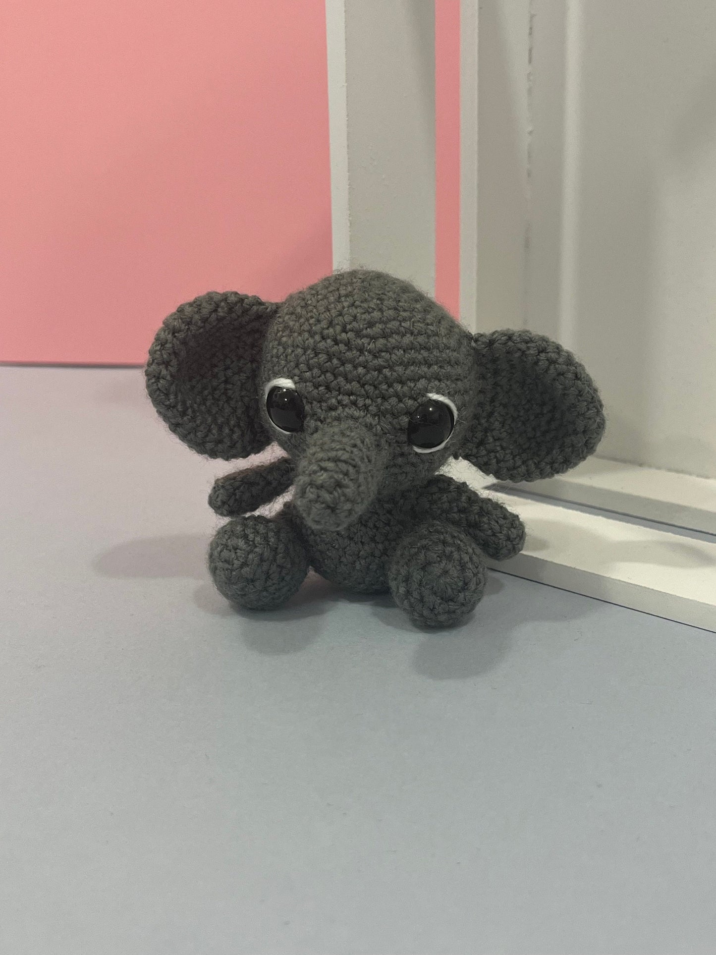 Crochet Mini Elephant Plushie