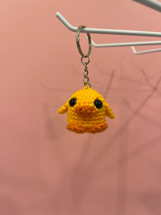 Crochet Duck Keyring