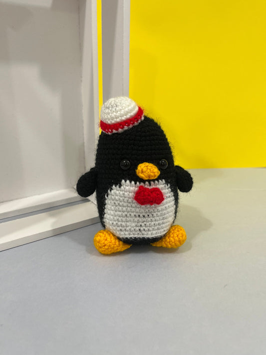 Tuxedo Sam the Penguin Crochet Plush